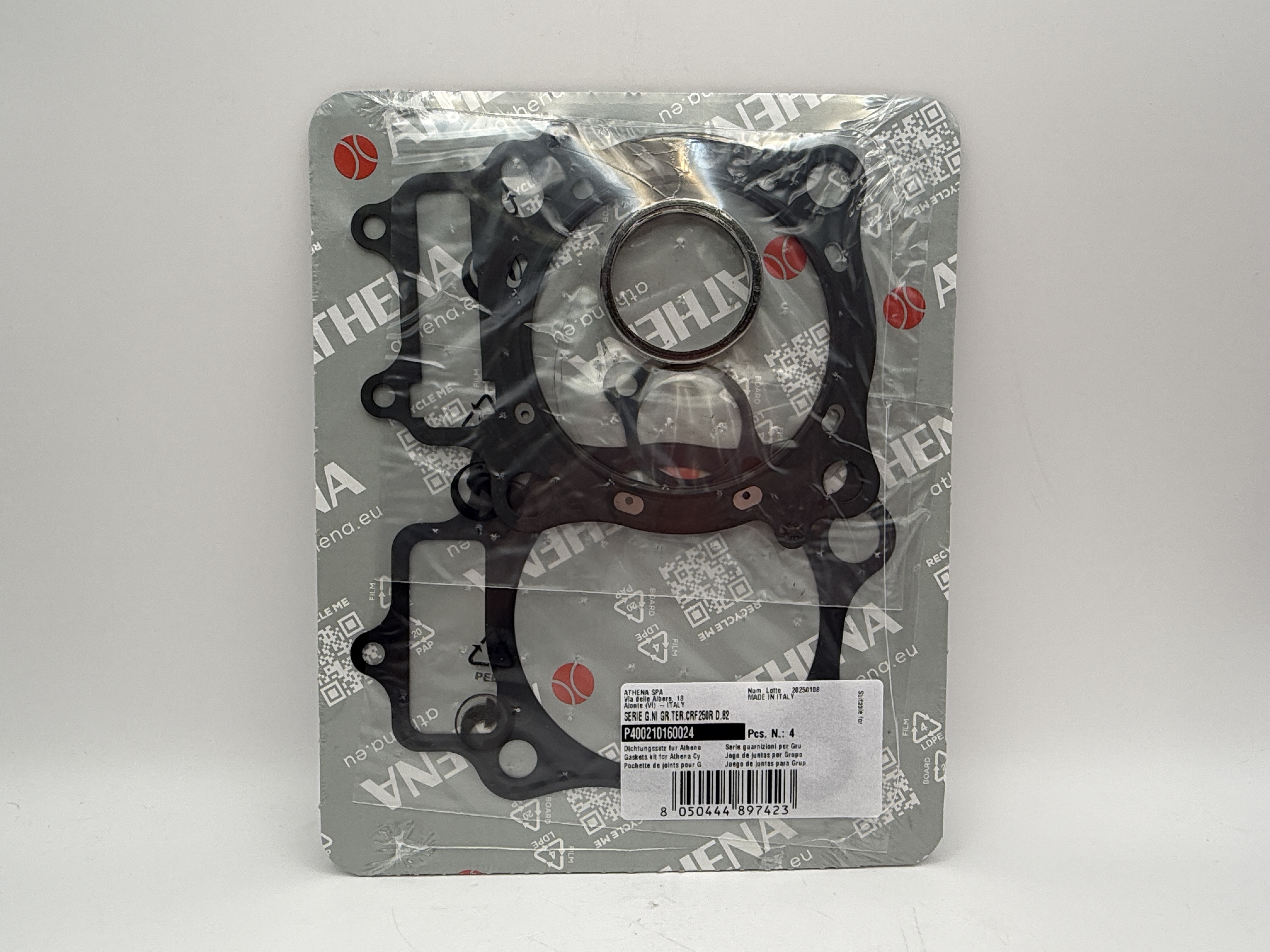 Athena Big Bore Top Gasket Set 82.00mm (+5.20mm) Honda CRF250R 10-17 (280cc) (Fits: 121511AP)