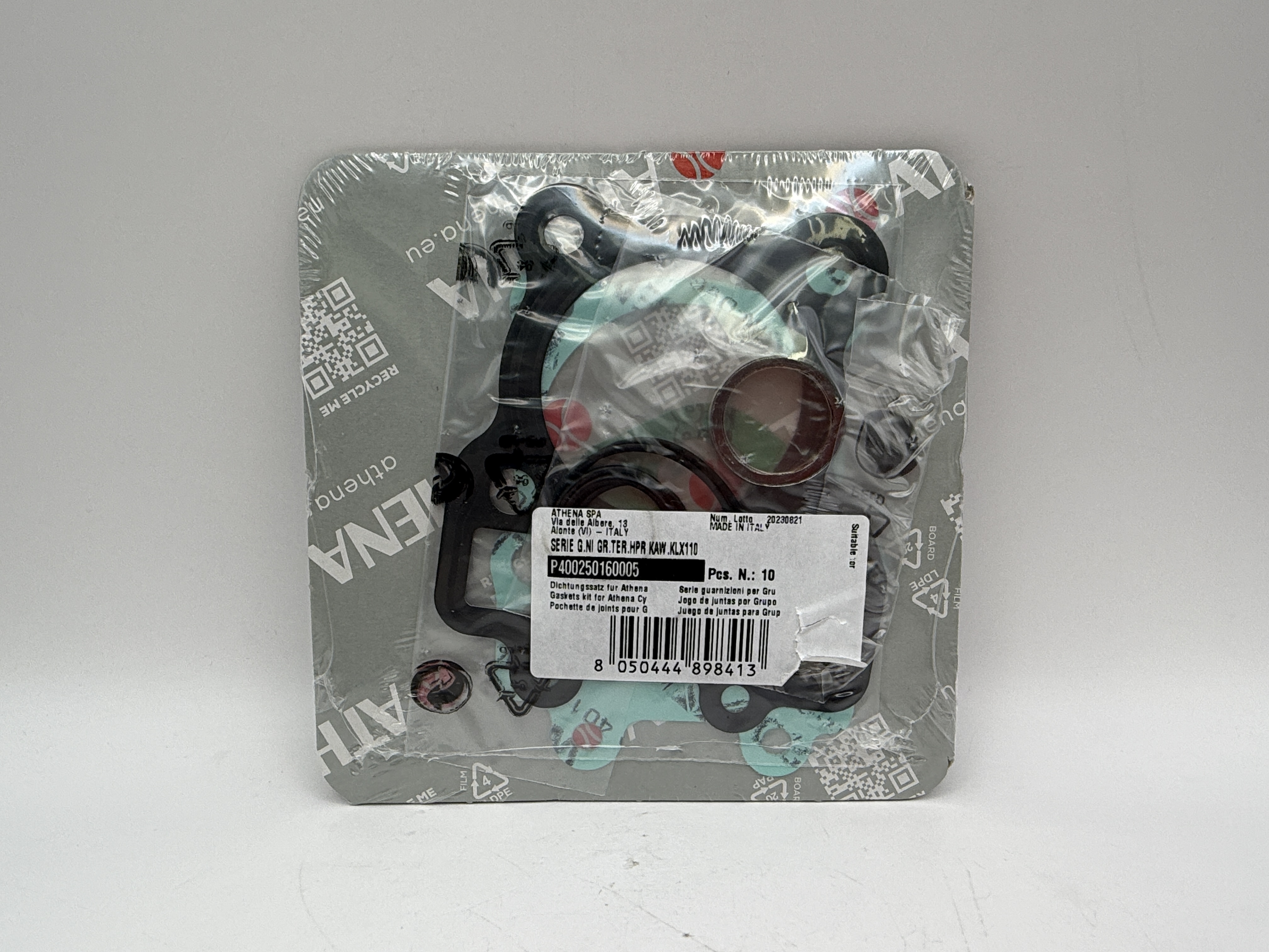 Athena Big Bore Top Gasket Set 57.00mm(+3.00mm) Kawasaki KLX110 03-09 (130cc) (Fits: 122190AL)