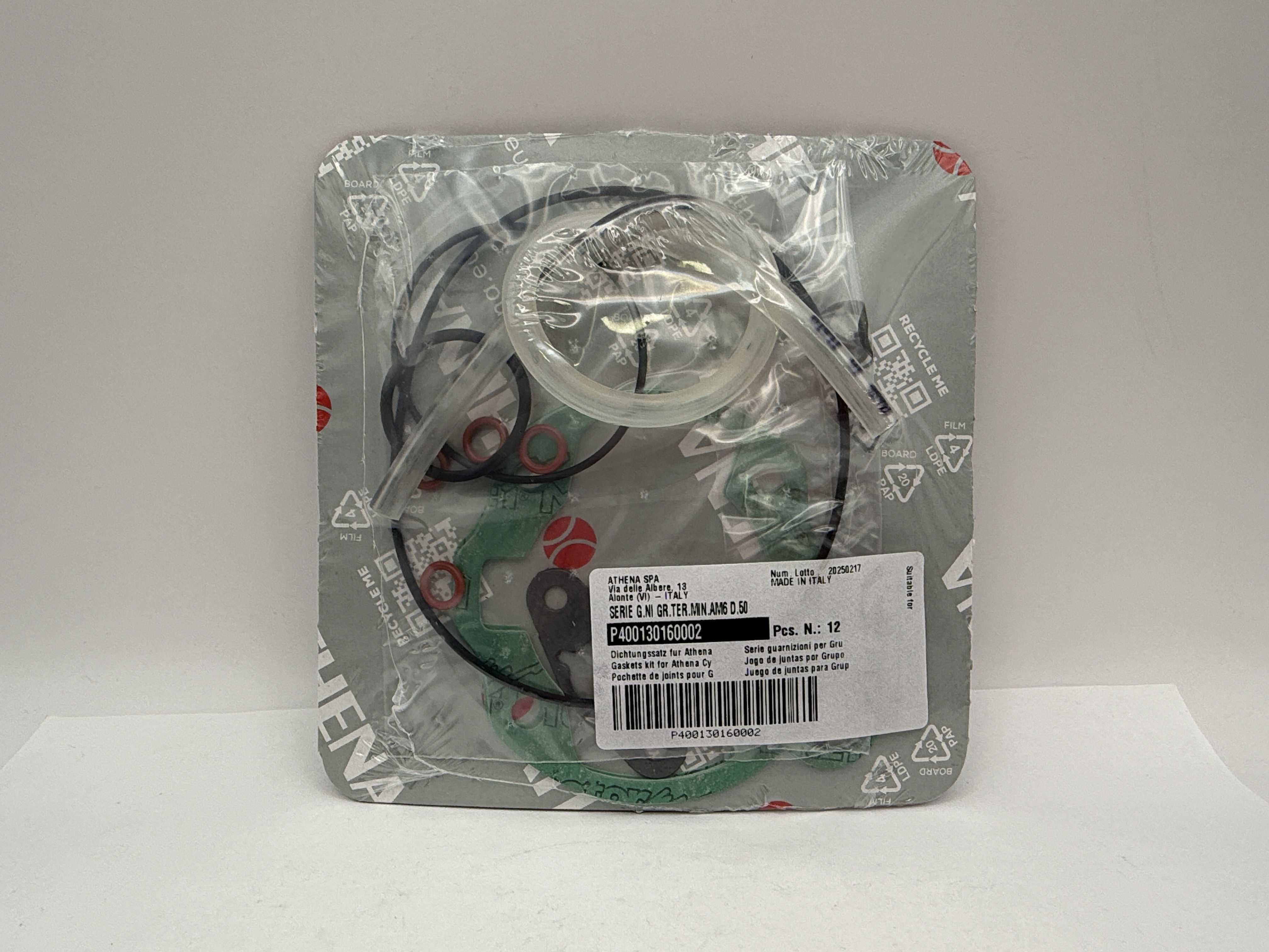 Athena Big Bore Top Gasket Set 50.00mm (+10.00mm) Aprilia RS50 99-05 (80cc) (Fits: 125008AZ)