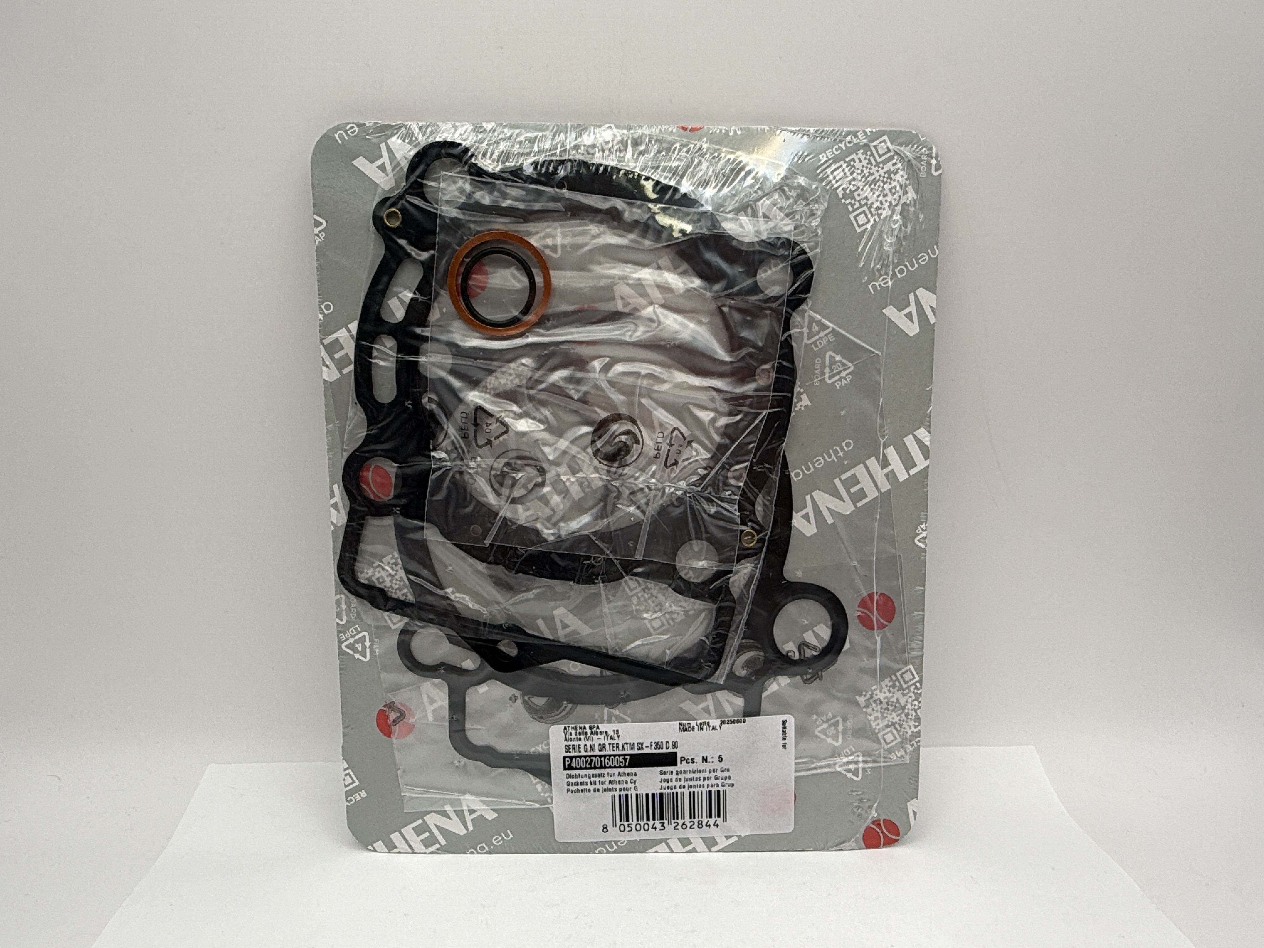 Athena Big Bore Top Gasket Set 90.00mm (+2.00mm) KTM 350 SX-F 11-15, 350 XC-F 11-13, Husqvarna FC350 14-15 (365cc) (Fits: 125530AJ)