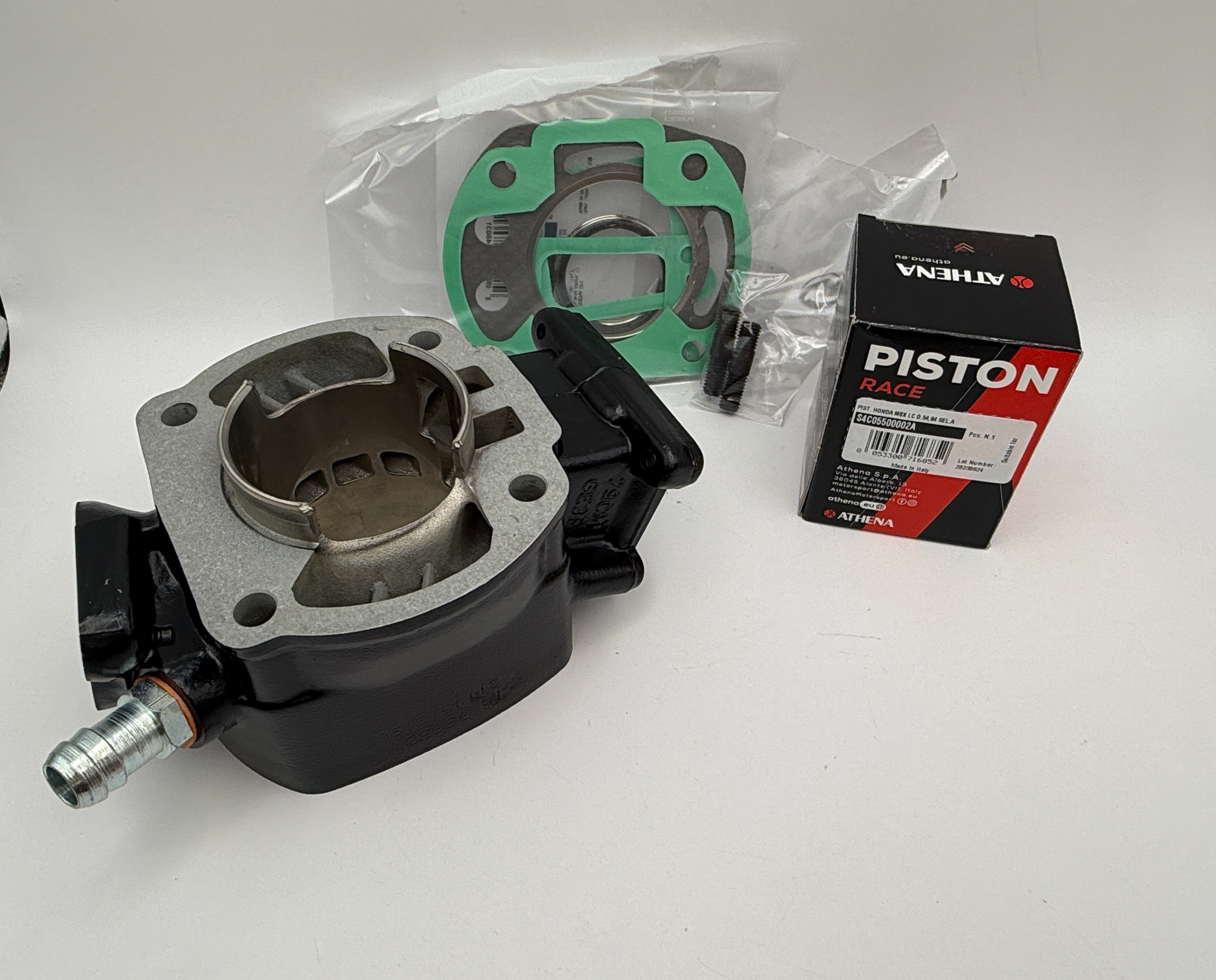 Athena Big Bore Cylinder Kit 55.00mm (+5.50mm) With Top Set, Piston Honda MBX80 LC (110cc)