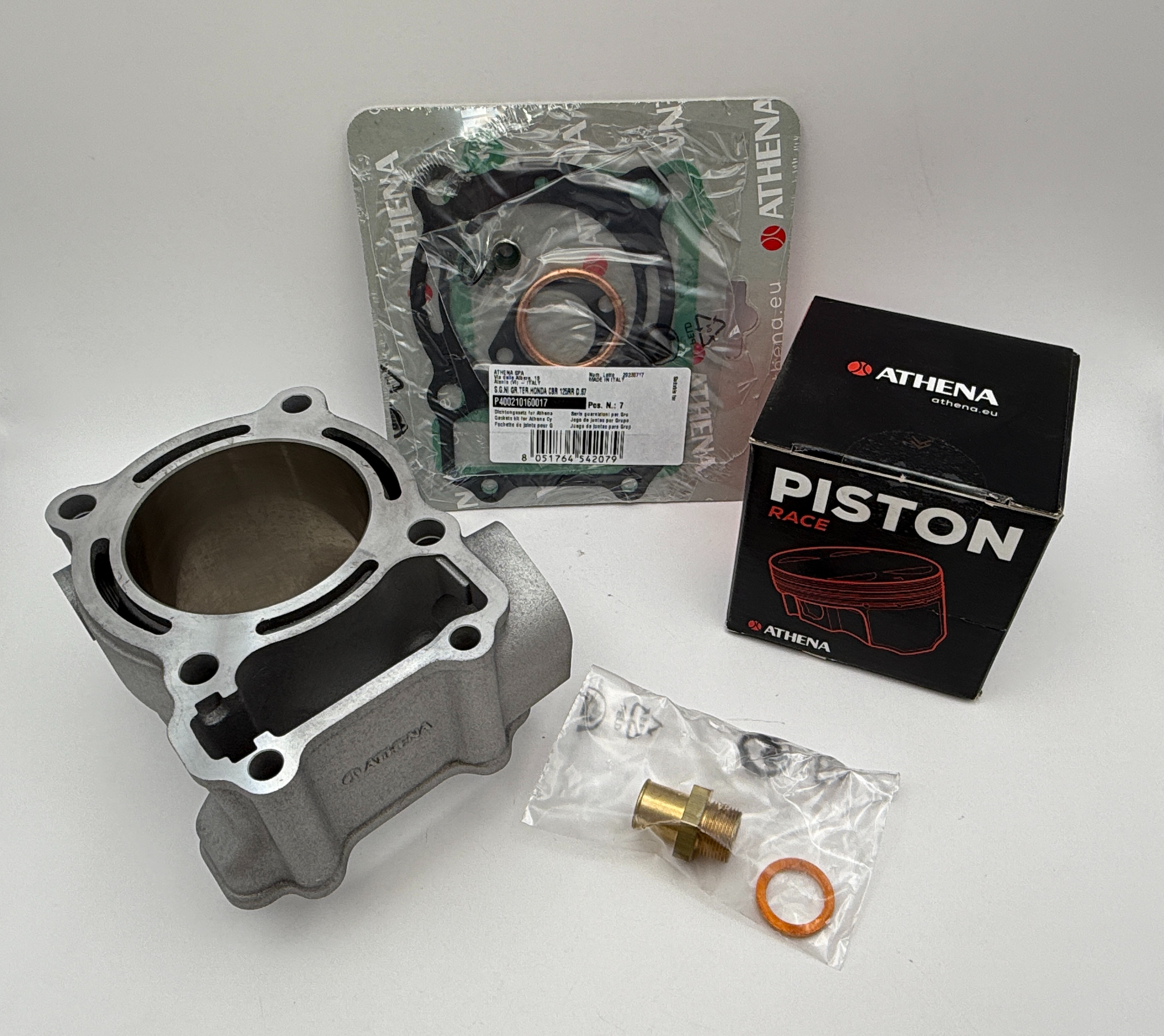Athena Big Bore Cylinder Kit 67.00mm (+9.00mm) Top Set, Piston Honda CBR125 04-06 (167cc)