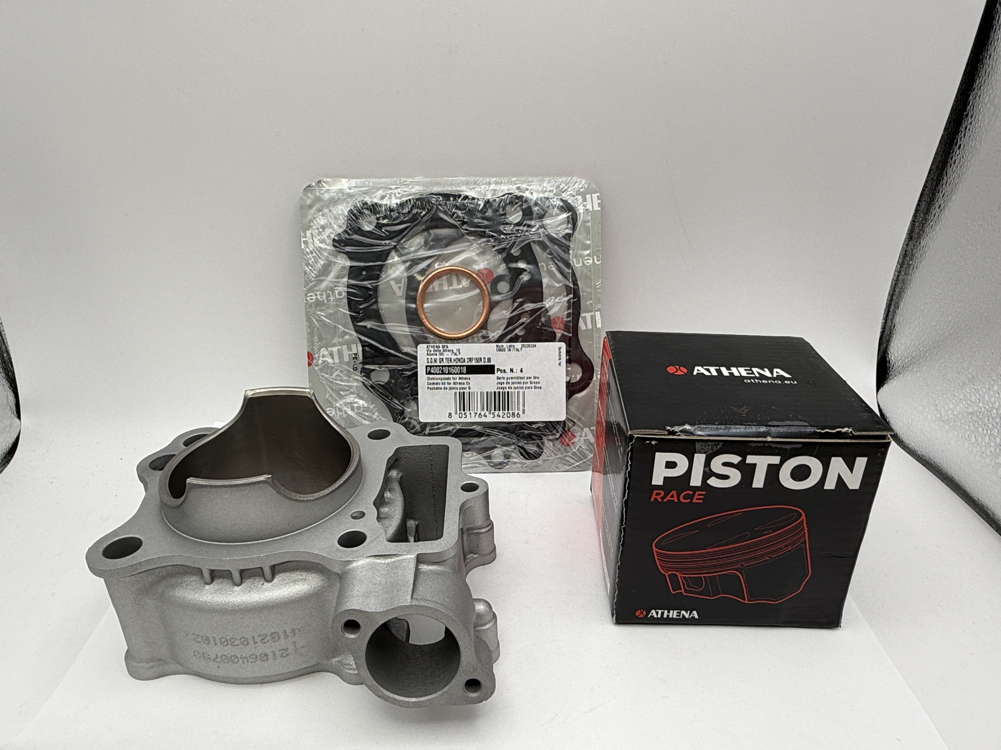Athena Cylinder Kit 66.00mm Standard With Top Set, Piston Honda CRF150R 07-10
