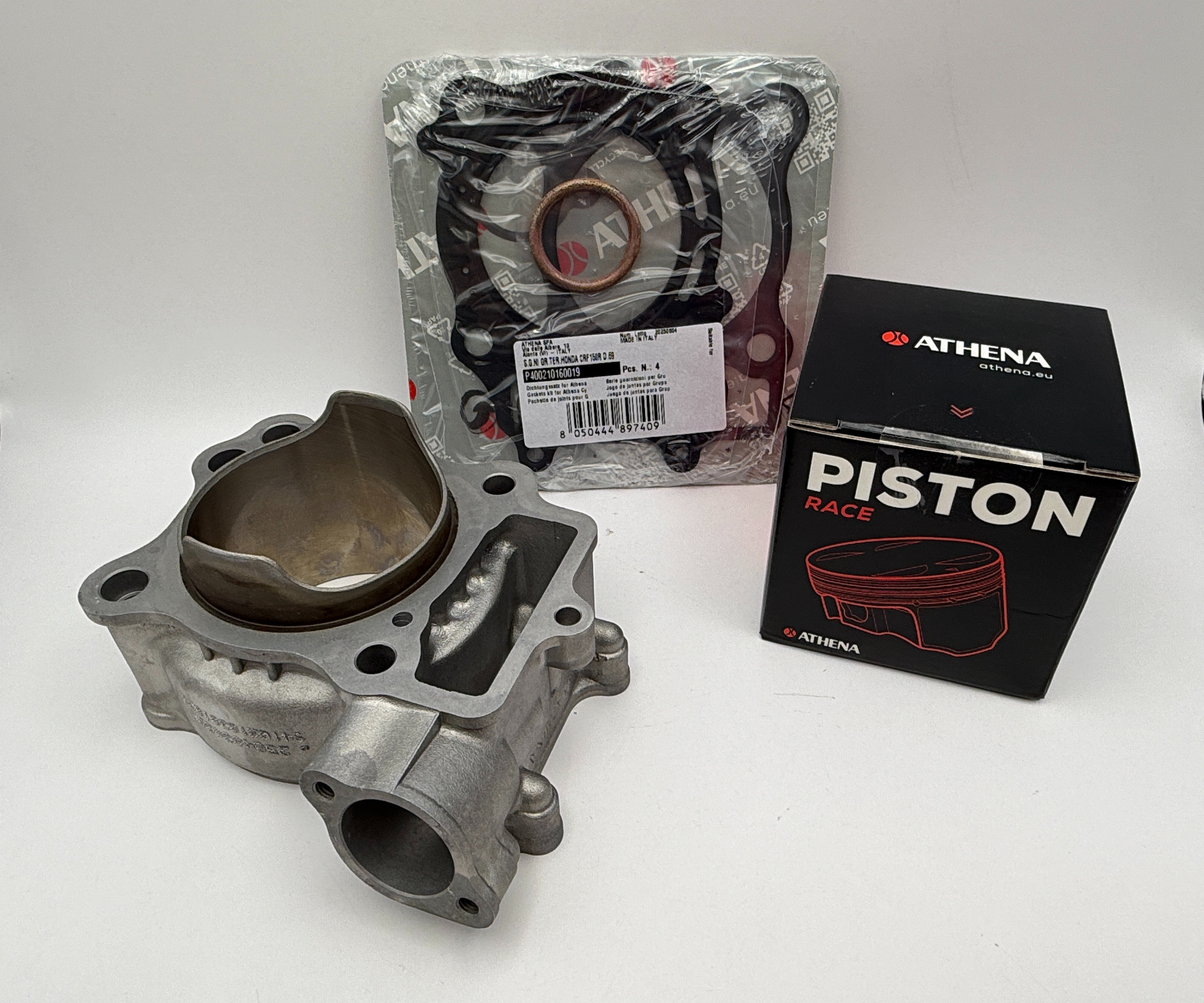 Athena Big Bore Cylinder Kit 69.00mm(+3.00mm)Top Set, Piston Honda CRF150R 07-10 (163.5cc)
