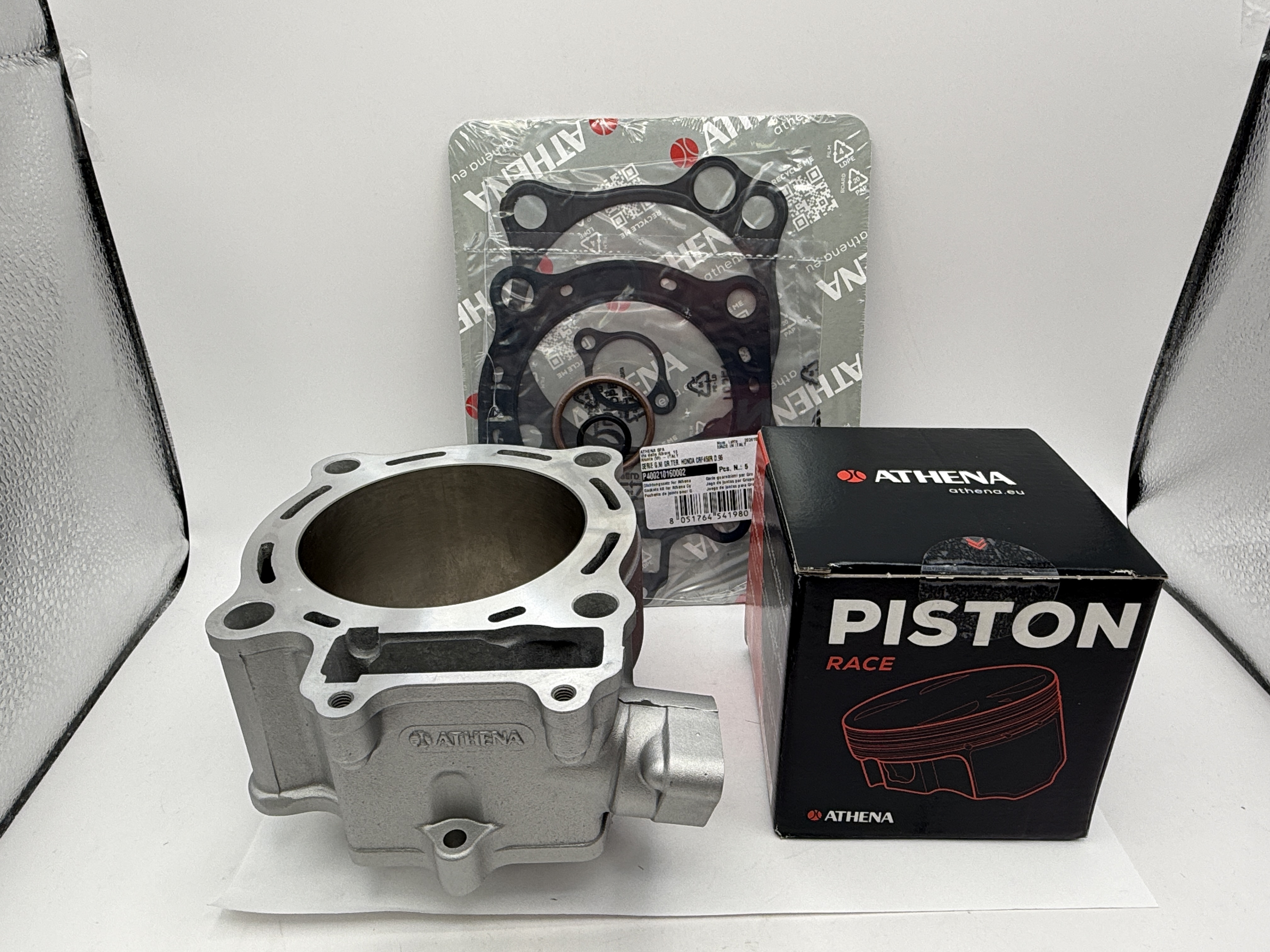 Athena Cylinder Kit 96.00mm Standard With Top Set, Piston Honda CRF450R 02-08, CRE450F 05-07, CRE450R 05-07, CRM450F 05-07, CRM450R 05-07
