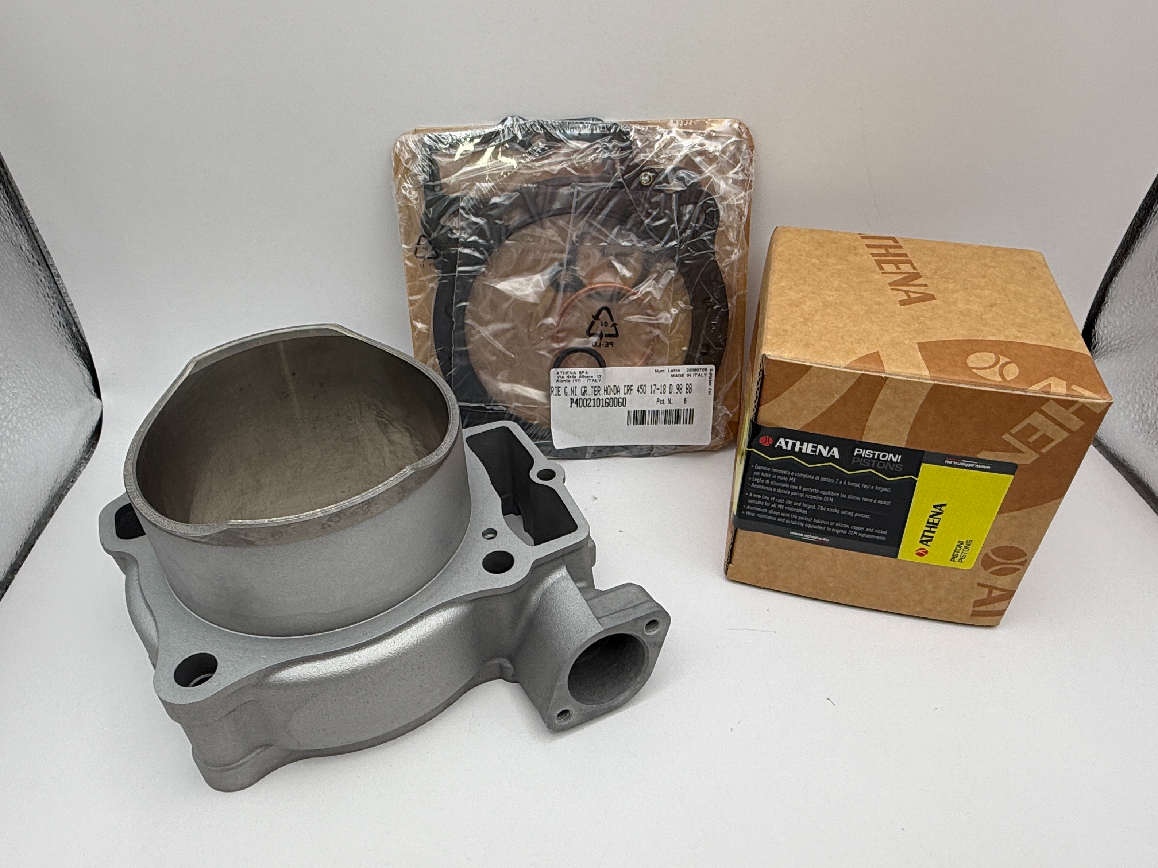 Athena Big Bore Cylinder Kit 98.00mm (+2.00mm) Top Set, Piston Honda CRF450R 17-18 (470cc)