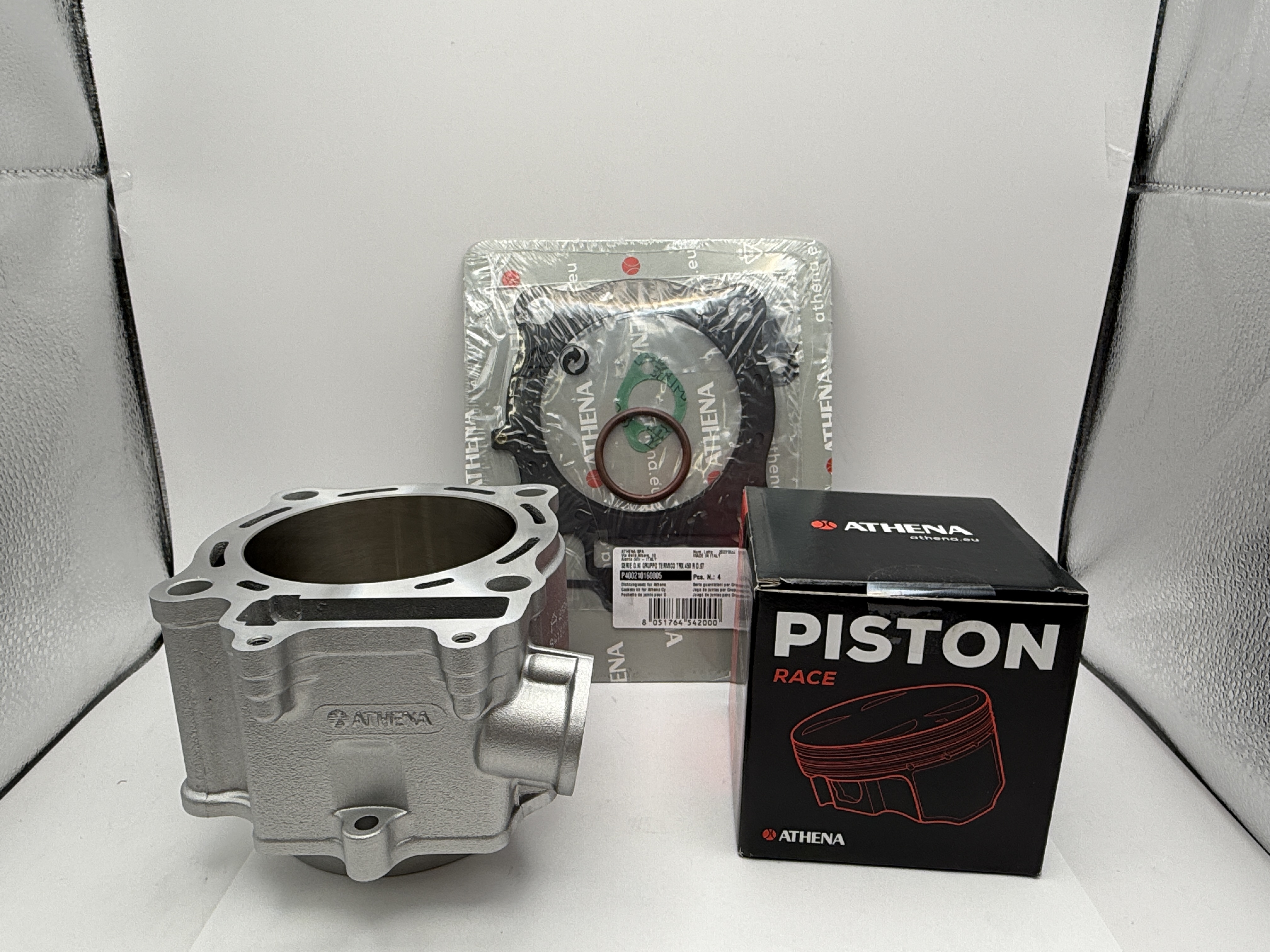Athena Big Bore Cylinder Kit 97.00mm (+3.00mm) With Top Set, Piston Honda TRX450R 04-05 (480cc)