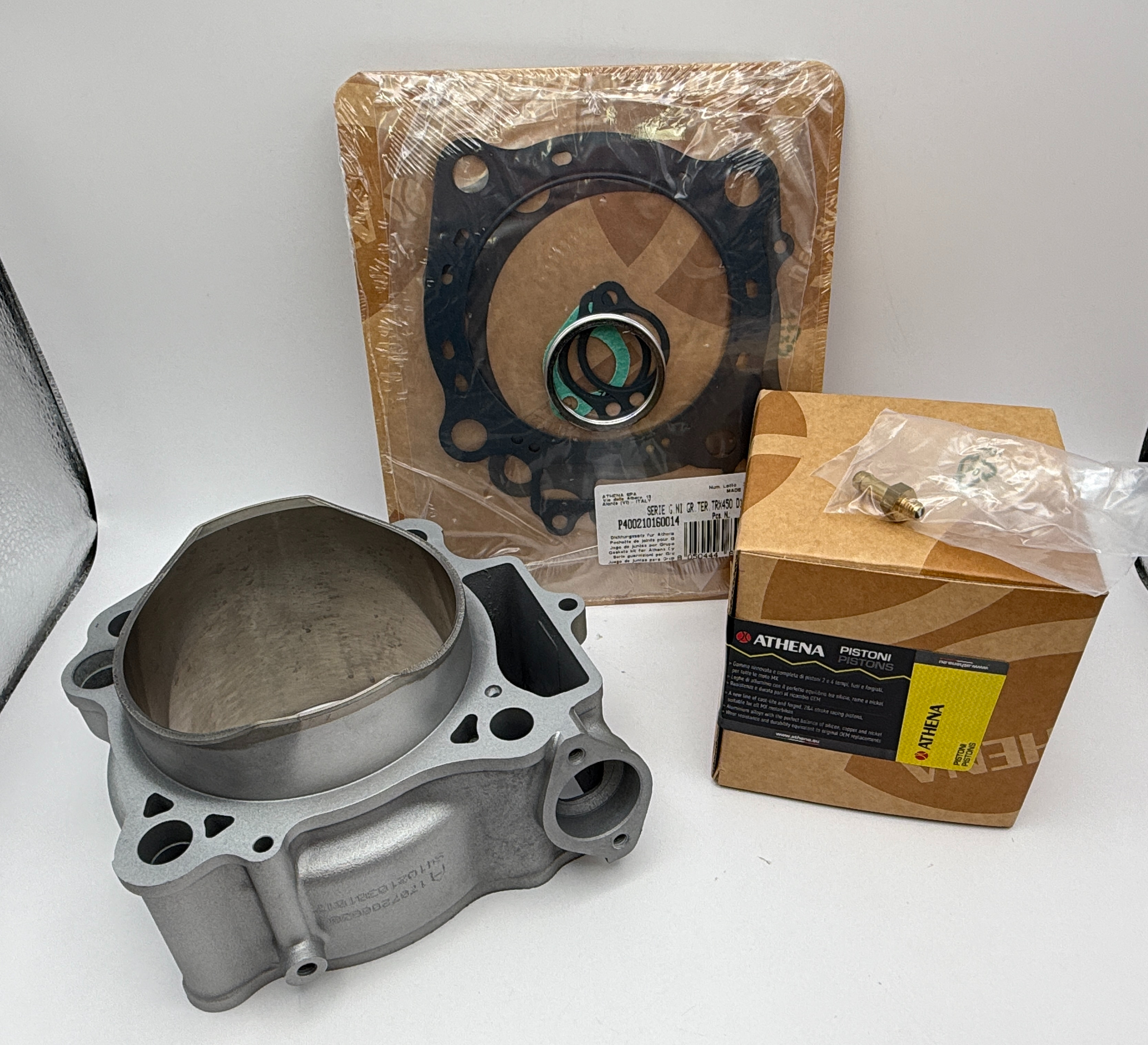 Athena Big Bore Cylinder Kit 100.00mm (+4.00mm) Top Set,Piston Honda TRX450R 06-14 (490cc)