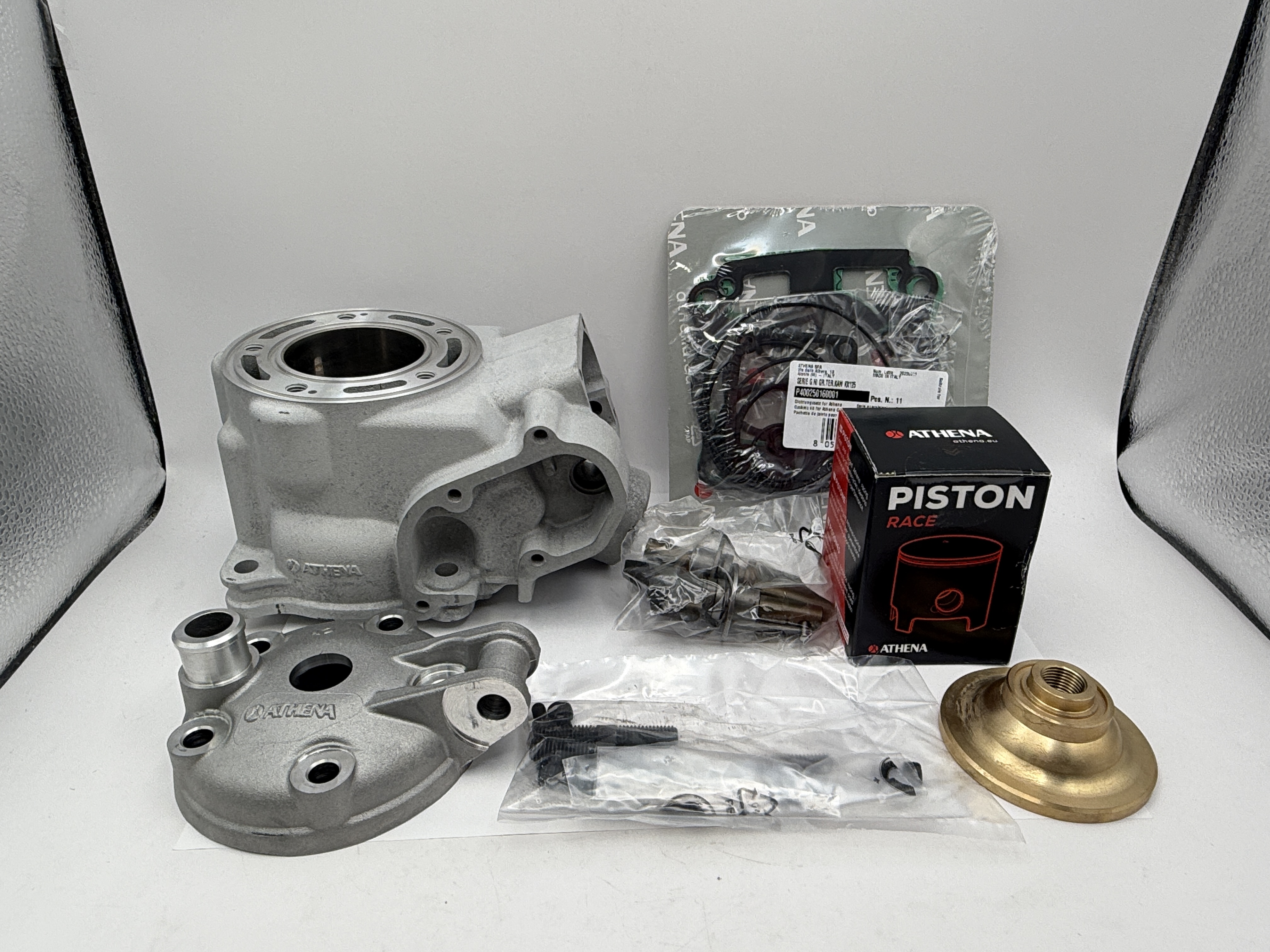 Athena Cylinder Kit 54.00mm Standard With Top Set, Piston Kawasaki KX125 03-07