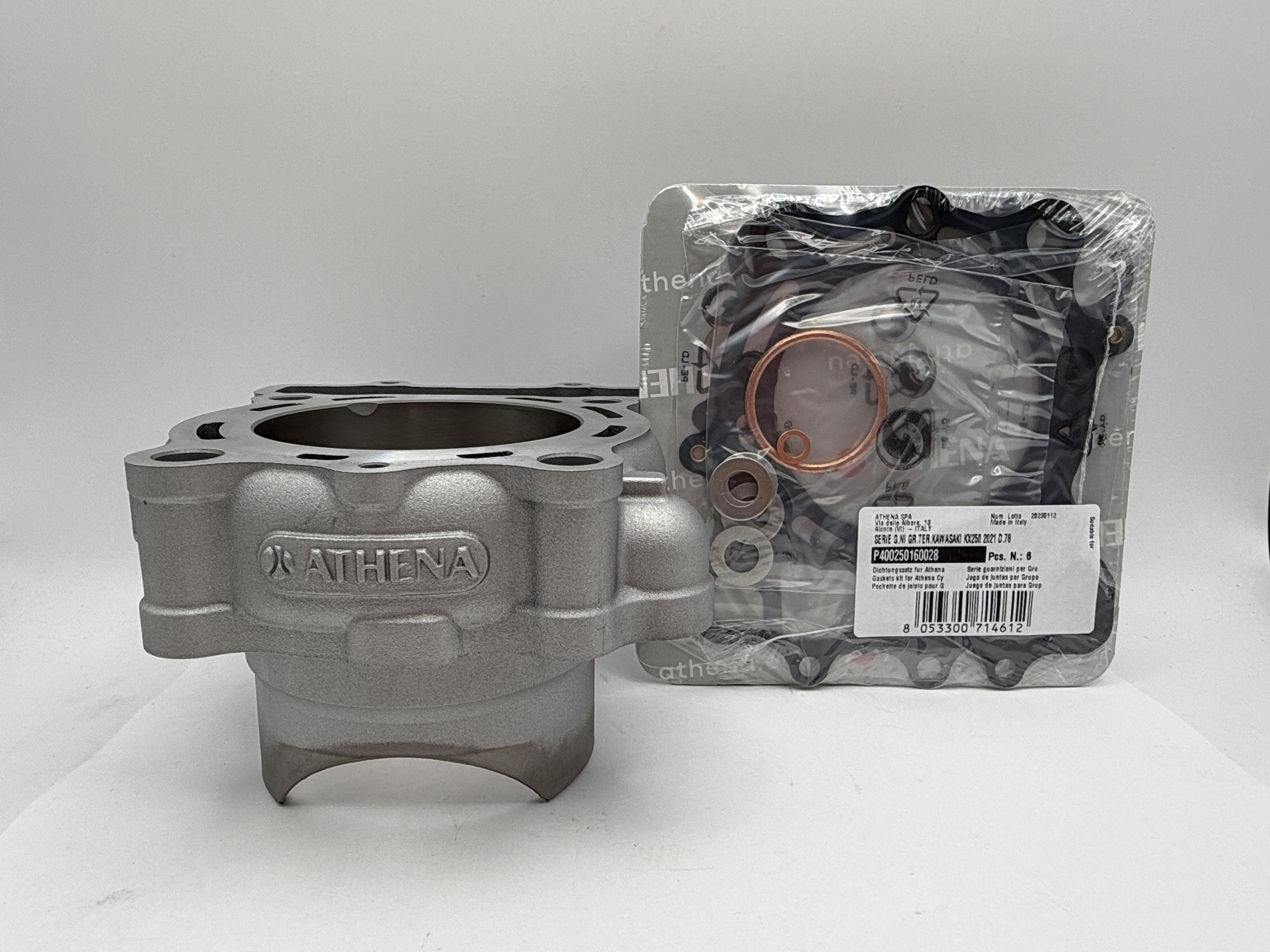 Athena Cylinder Kit 78.00mm Standard With Top Set Kawasaki KX250F 21-22