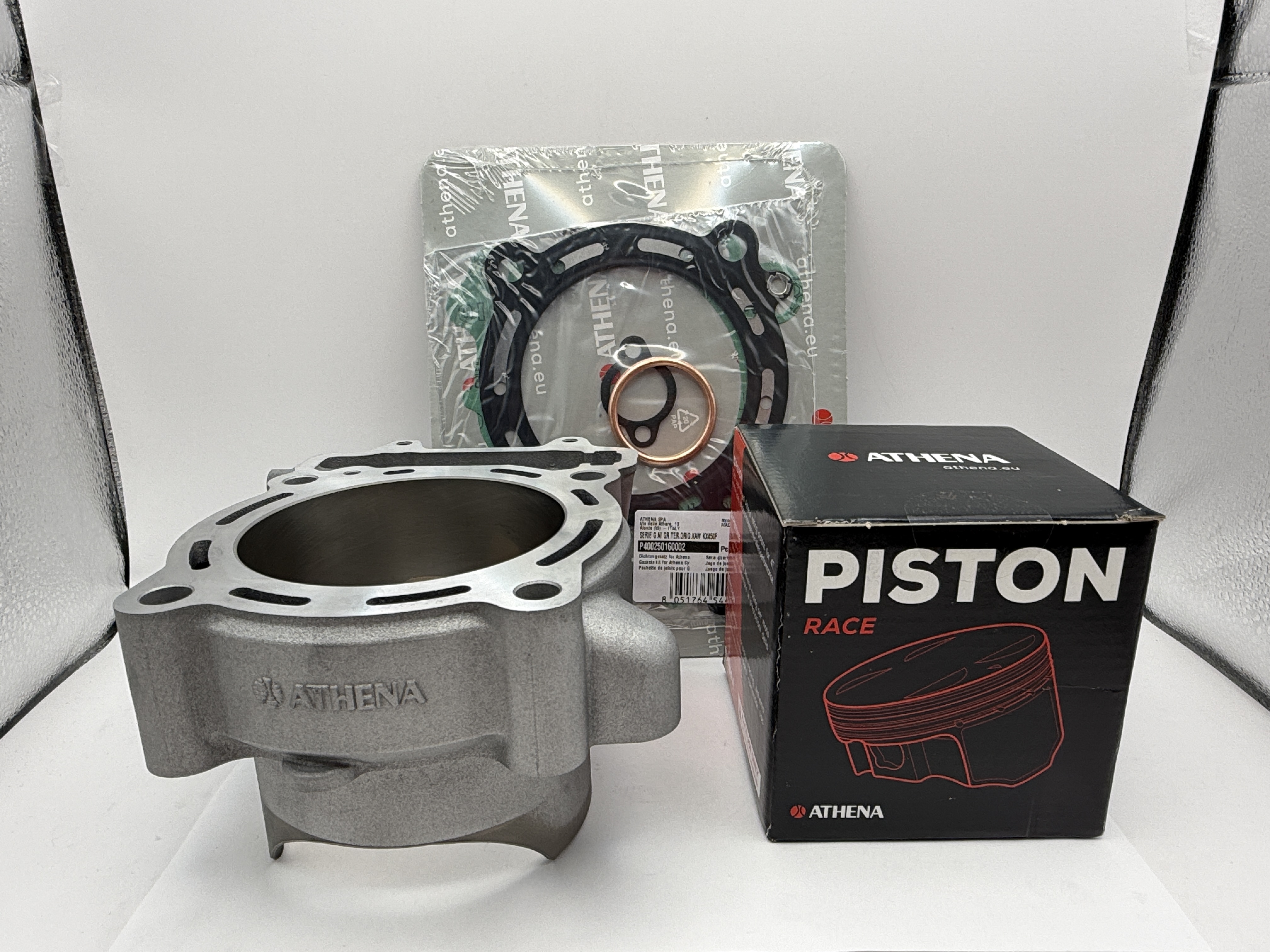 Athena Cylinder Kit 96.00mm Standard With Top Set, Piston Kawasaki KX450F 06-08, KLX450R 08-17