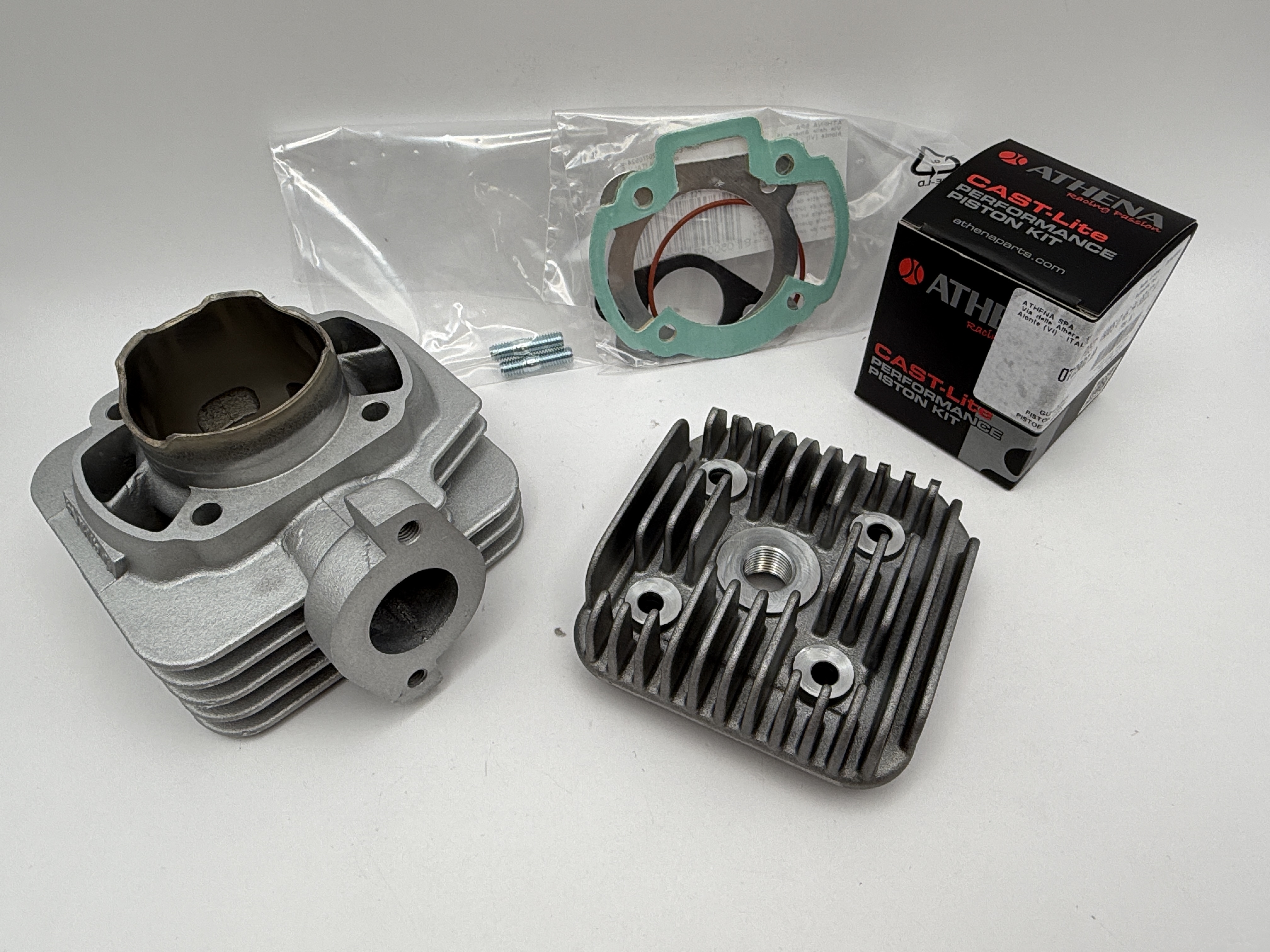 Athena Big Bore Cylinder Kit 47.00mm (+6.00mm) Top Set,Piston,Head Suzuki AY50 LC (70cc)