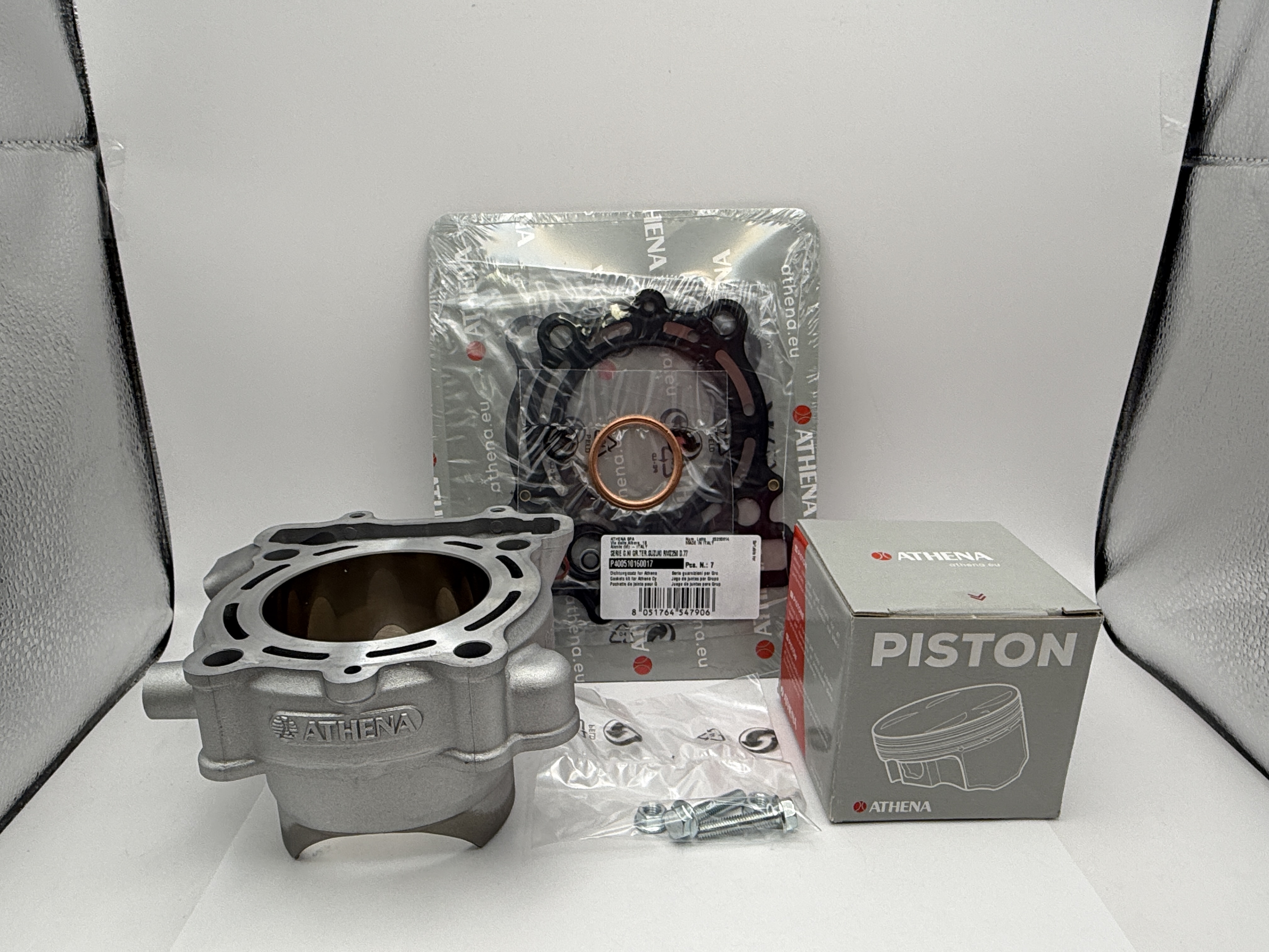 Athena Cylinder Kit 77.00mm Standard With Top Set, Piston Suzuki RM-Z250 10-18