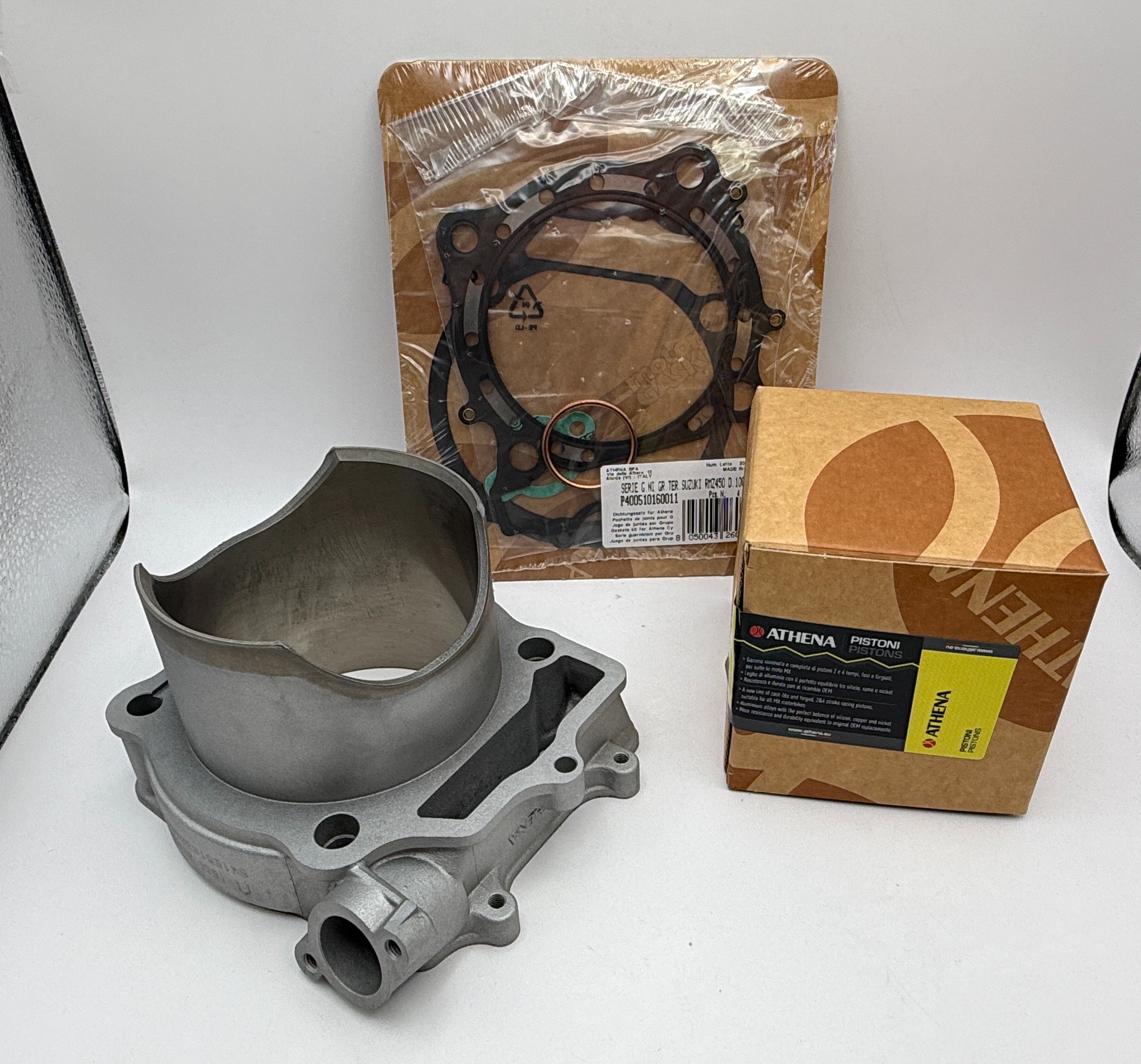 Athena Big Bore Cylinder Kit 100.00mm (+4.50mm) Top Set,Piston Suzuki RM-Z450 2007 (490cc)