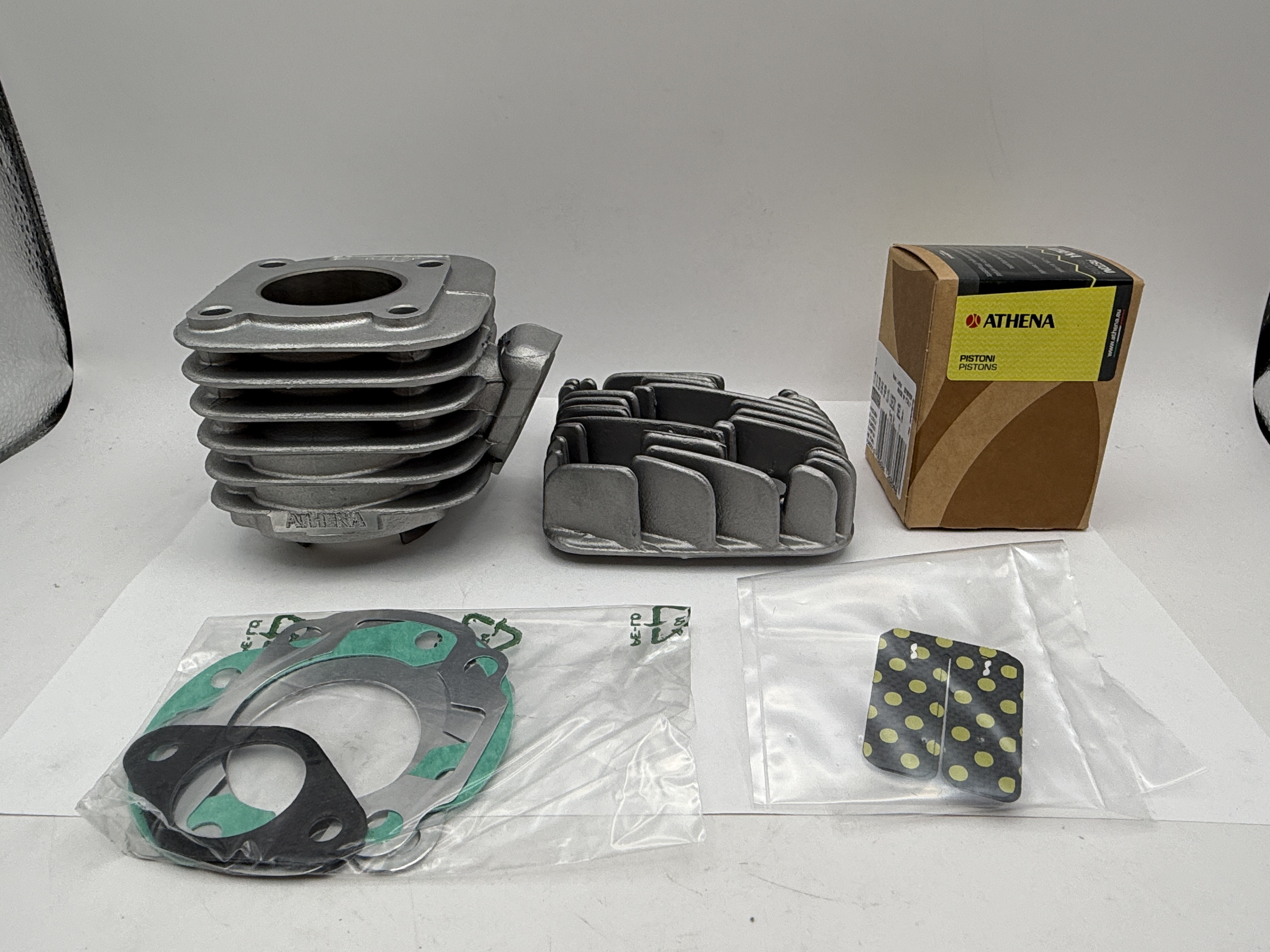 Athena Cylinder Kit 40.00mm Standard Top Set, Piston, Head, Reeds Yamaha Jog R 50 AC