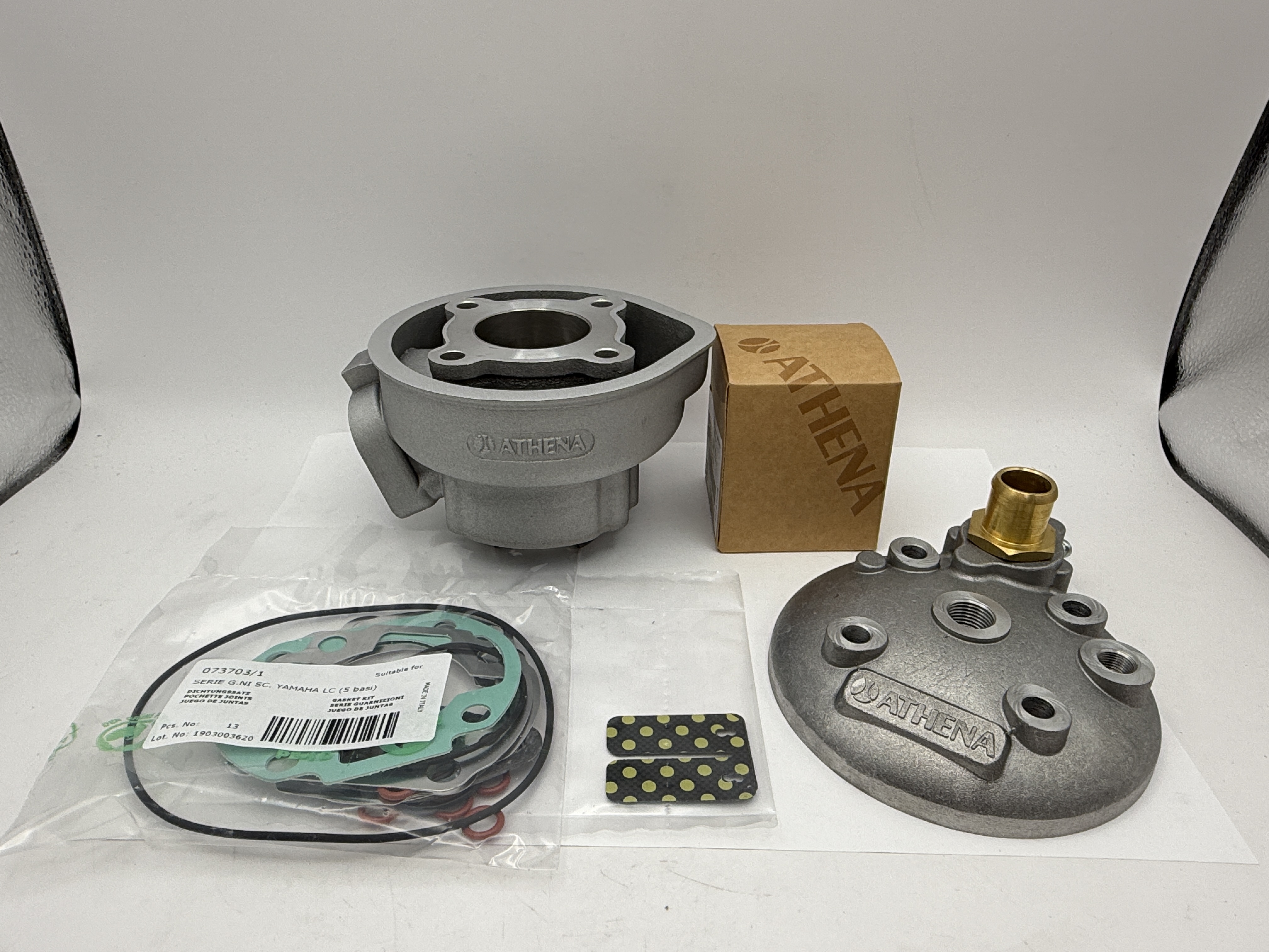Athena Cylinder Kit 40.00mm Standard Top Set,Piston,Head,Reeds Yamaha YQ50 Aerox LC Engine