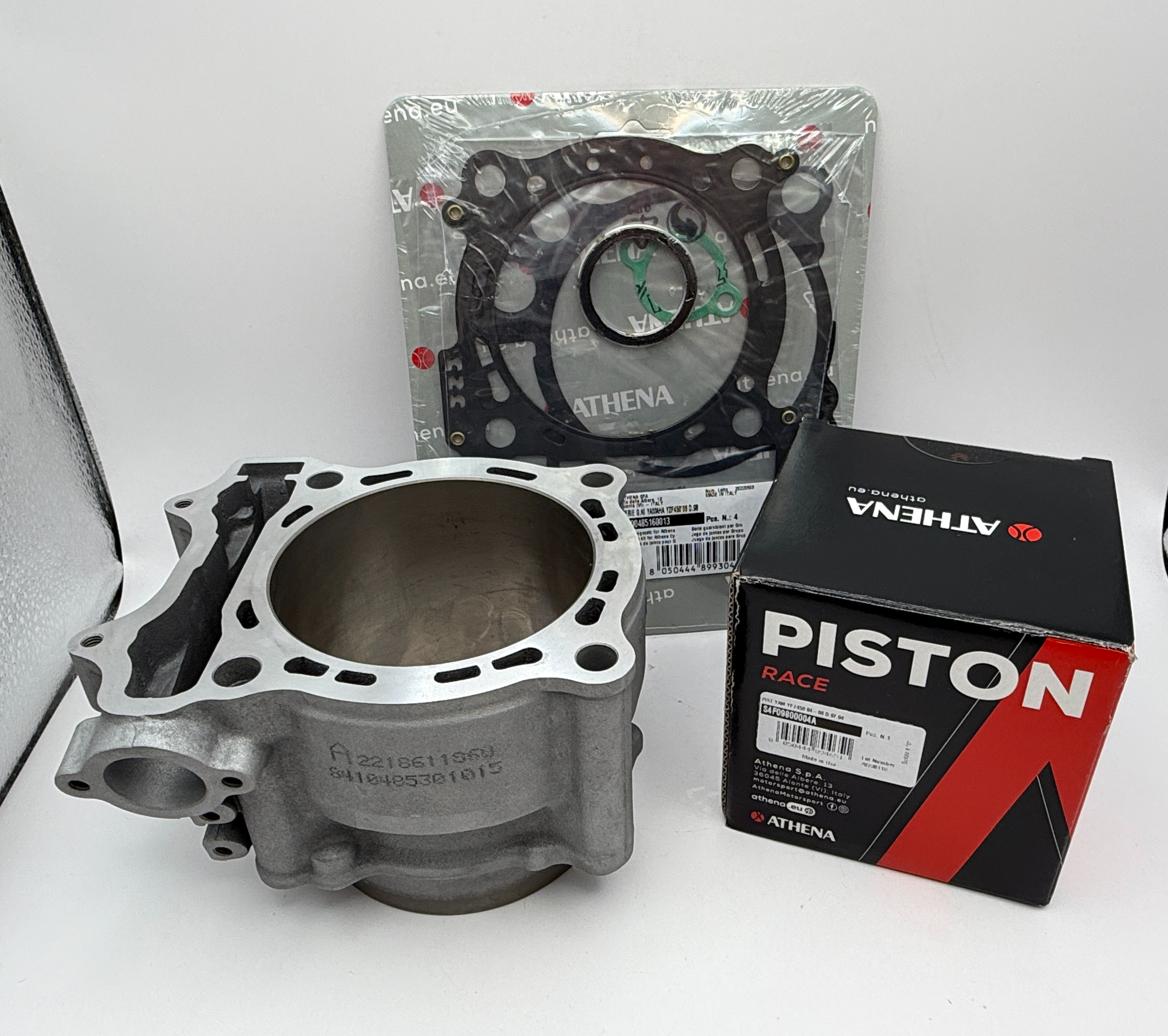 Athena Big Bore Cylinder Kit 98.00mm (+3.00mm) With Top Set, Piston Yamaha YFZ450R 09-23 (478cc)