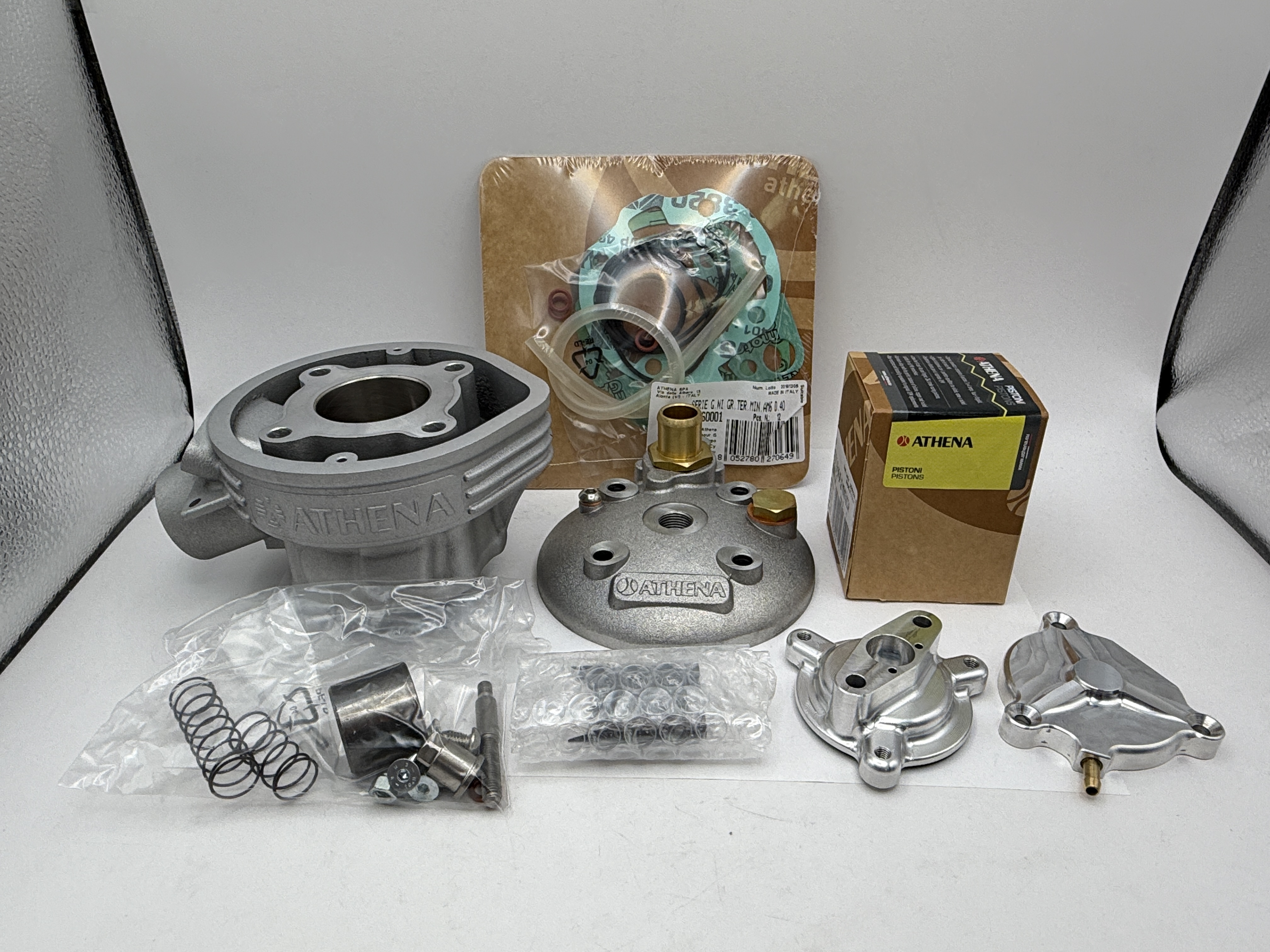 Athena Cylinder Kit 40.00mm With Power Valve Inc. Top Set, Piston, Head Aprilia RS50 99-05