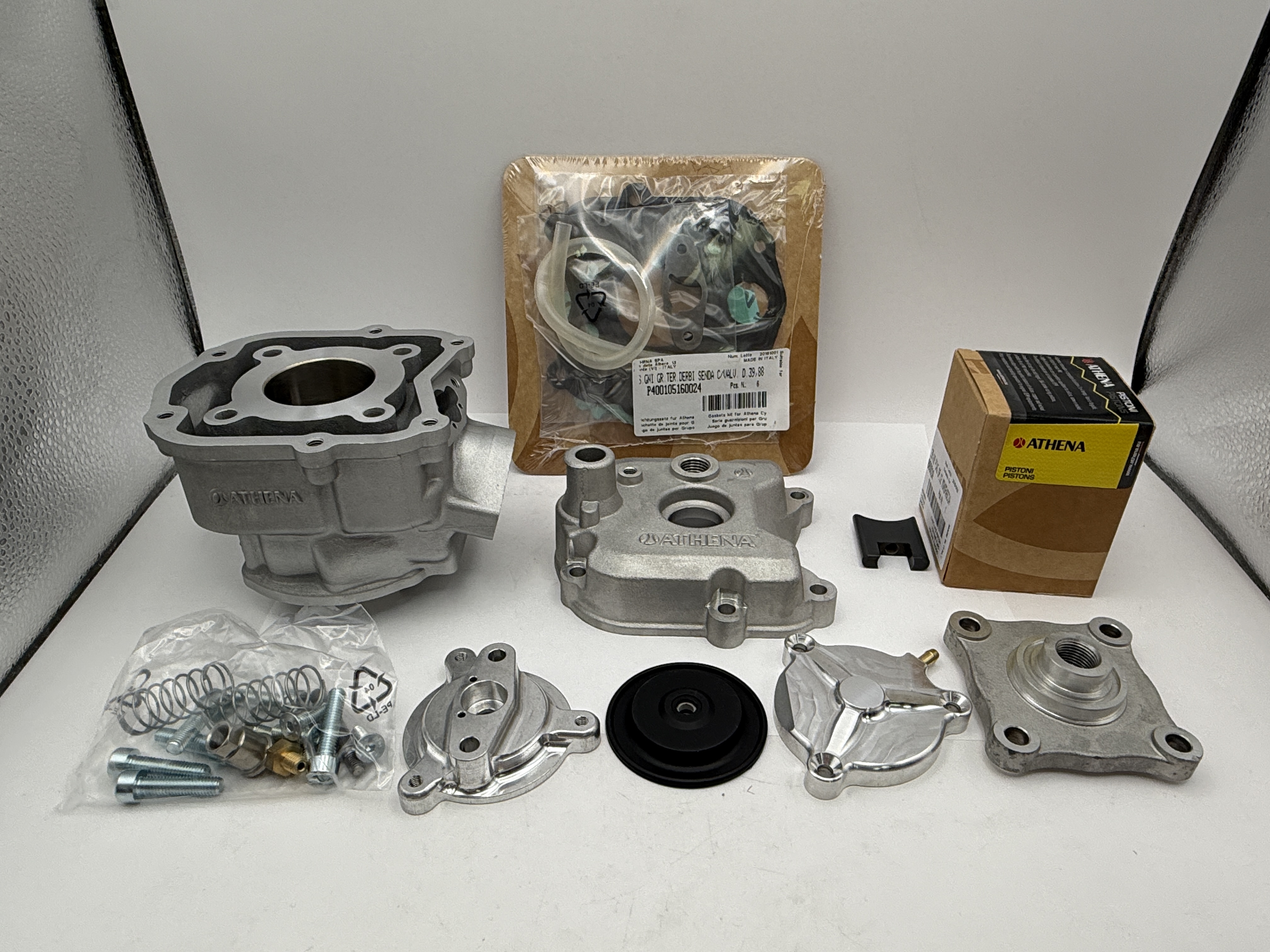 Athena Cylinder Kit 39.88mm With Power Valve Inc. Top Set, Piston, Head Aprilia RS50 06-10