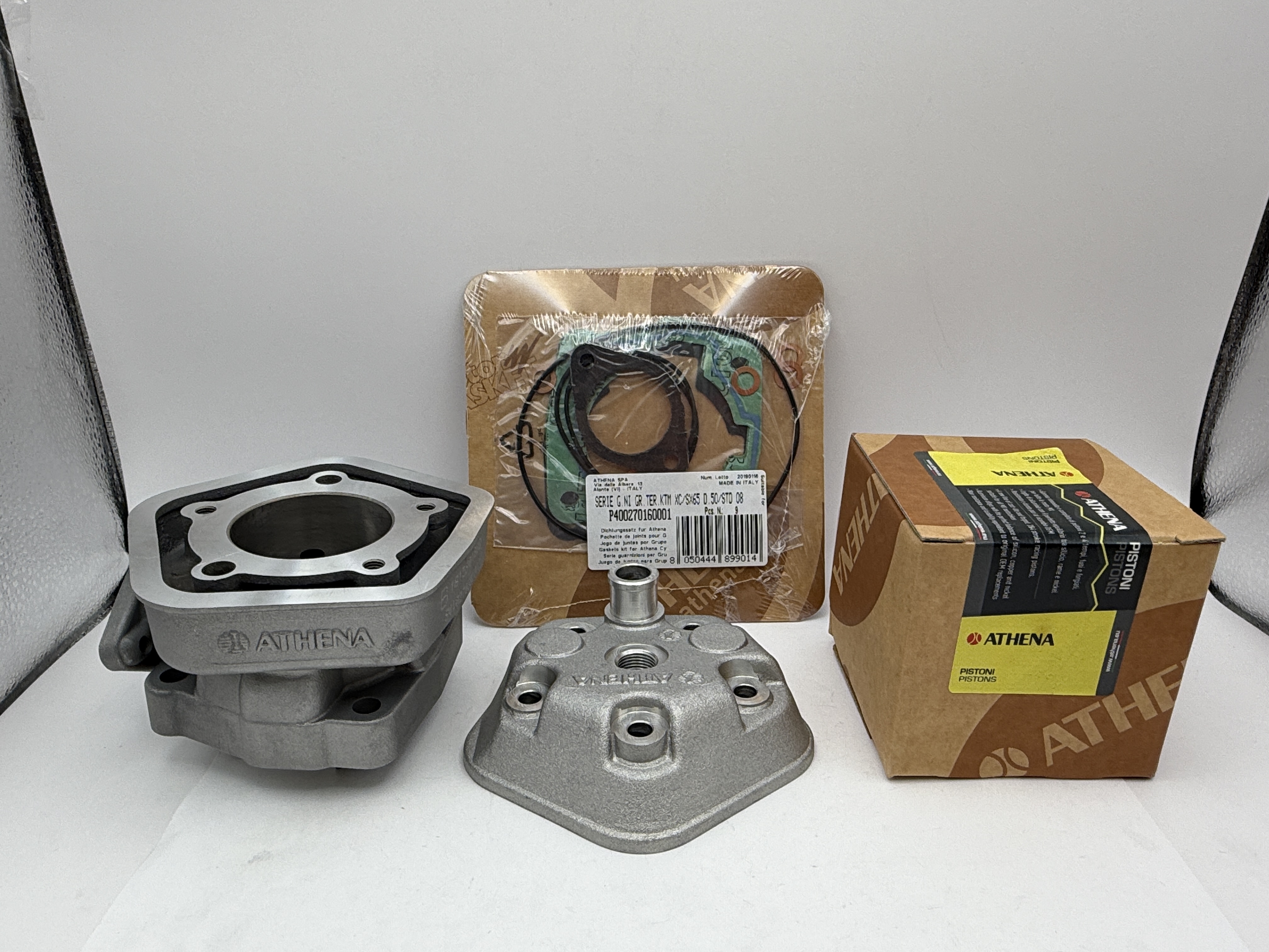Athena Big Bore Cylinder Kit 50.00mm (+5.00mm) Top Set,Piston,Head KTM 65 SX 01-08 (80cc)