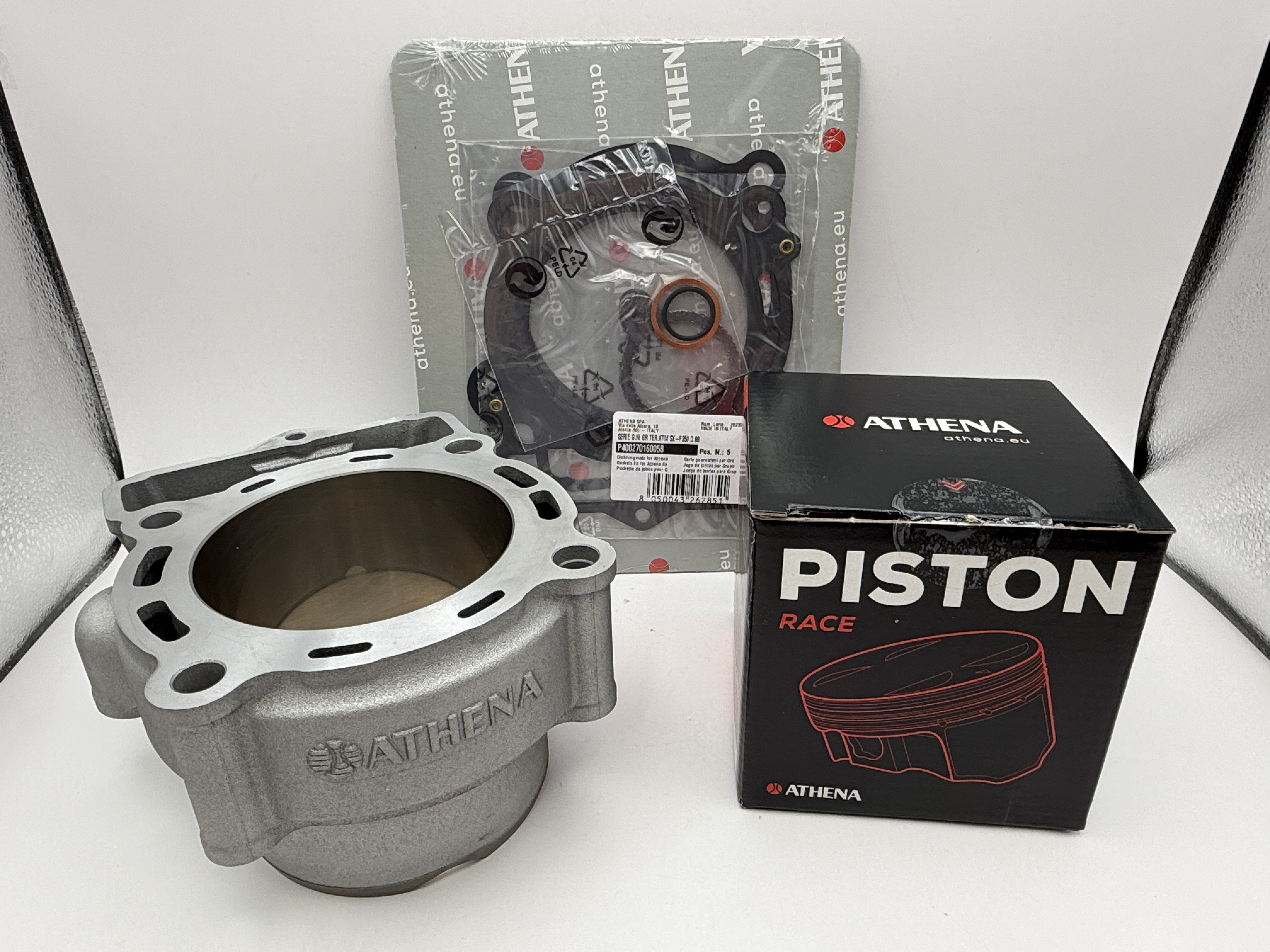 Athena Cylinder Kit 78.00mm Standard With Top Set, Piston KTM 250 EXC-F 17-19, Husqvarna FE250 17-19