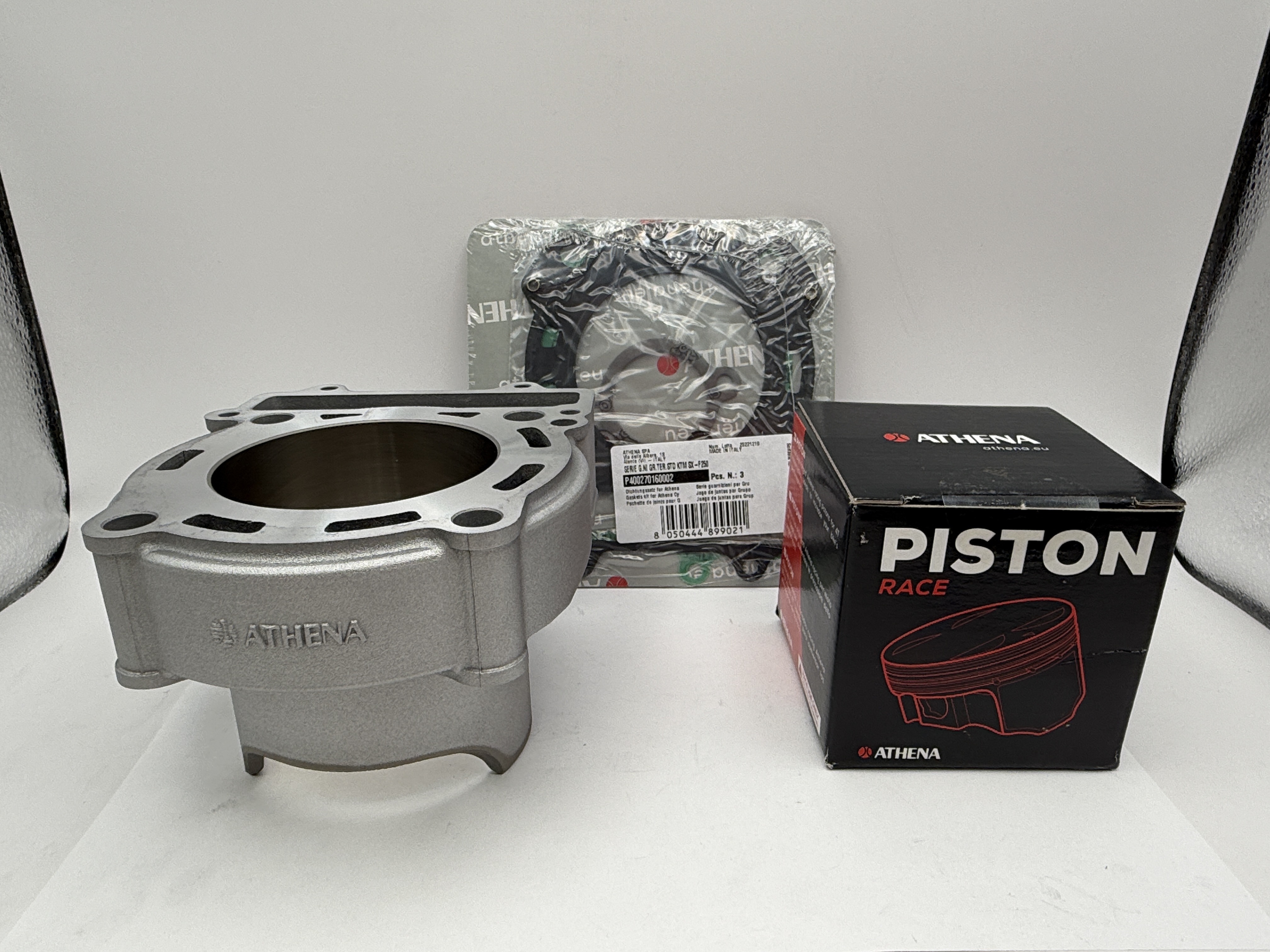 Athena Cylinder Kit 76.00mm Standard With Top Set, Piston KTM 250 SX-F 06-12, 250 EXC-F 09-13, 250 XC-F 07-12, 250 XCF-W 07-13