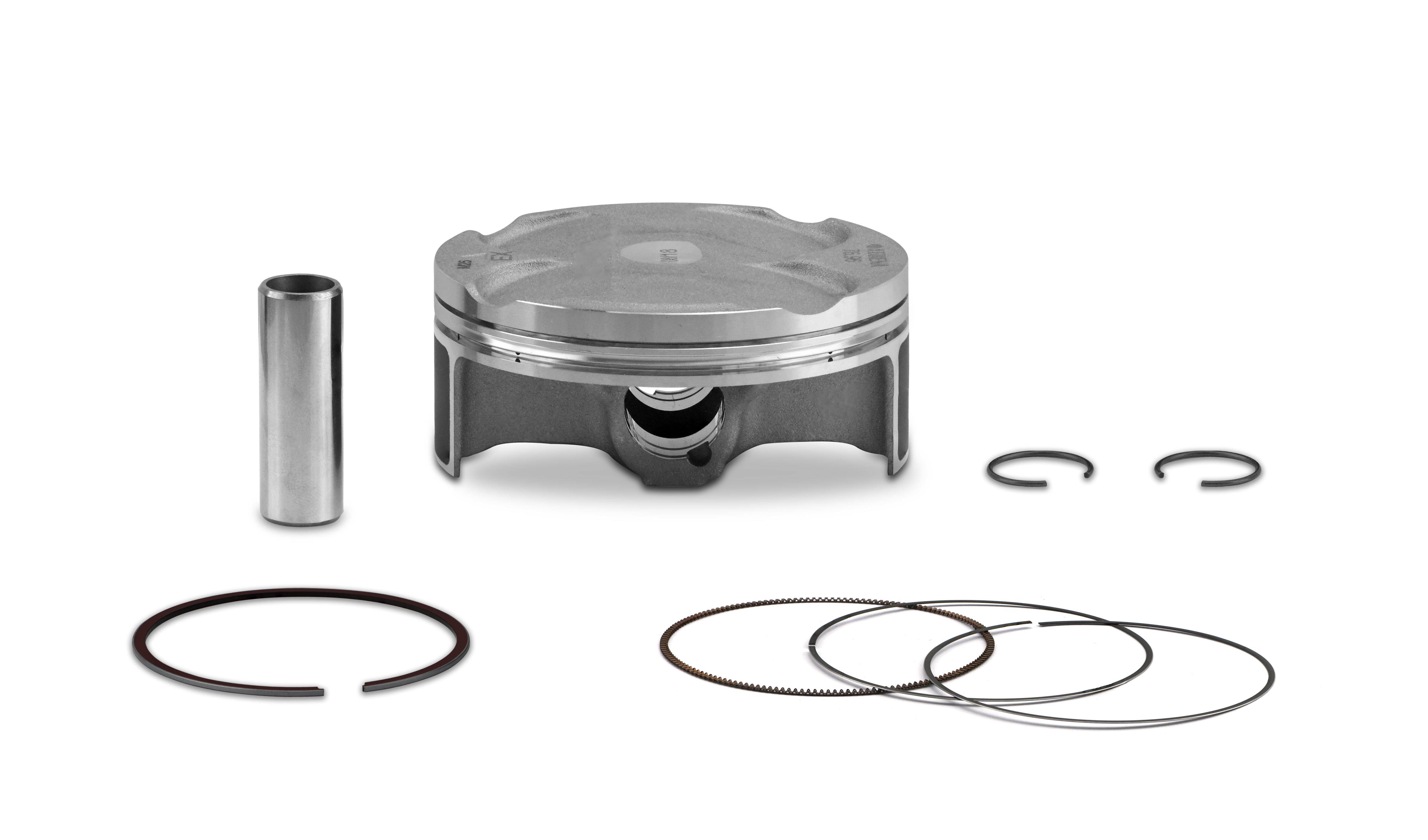 Athena Piston Kit (Forged) 76.96mm Yamaha YZ250F 16-18, YZ250FX 17-19, WR250F 18-19 (B) (Sport Range) 1SM-11631-10