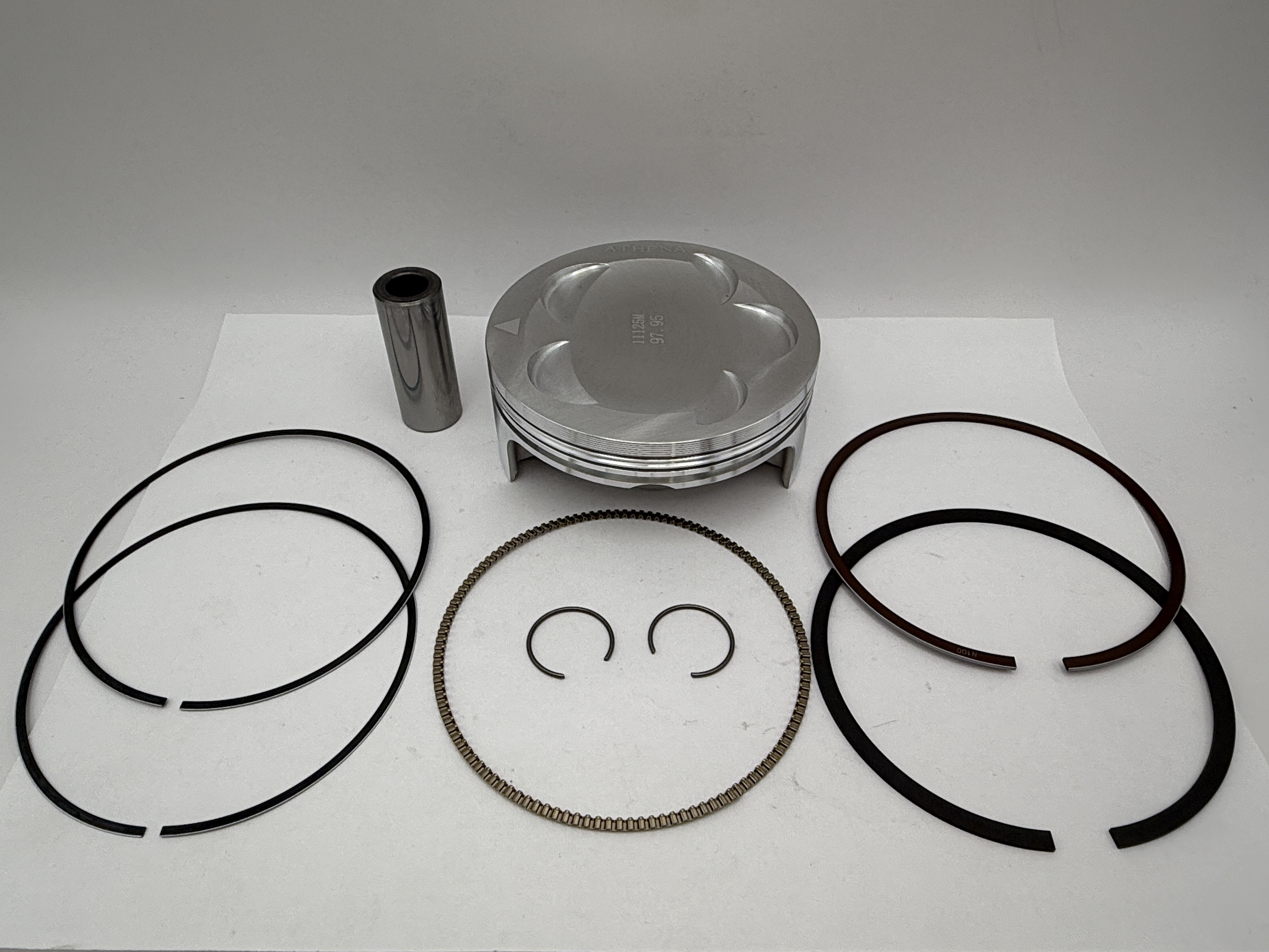 Athena Big Bore Piston Kit (Forged) 97.95mm (+3.00mm) Yamaha YFZ450R 09-23, YFZ450S 04-11, YFZ450X 10-18 (B) (478cc)