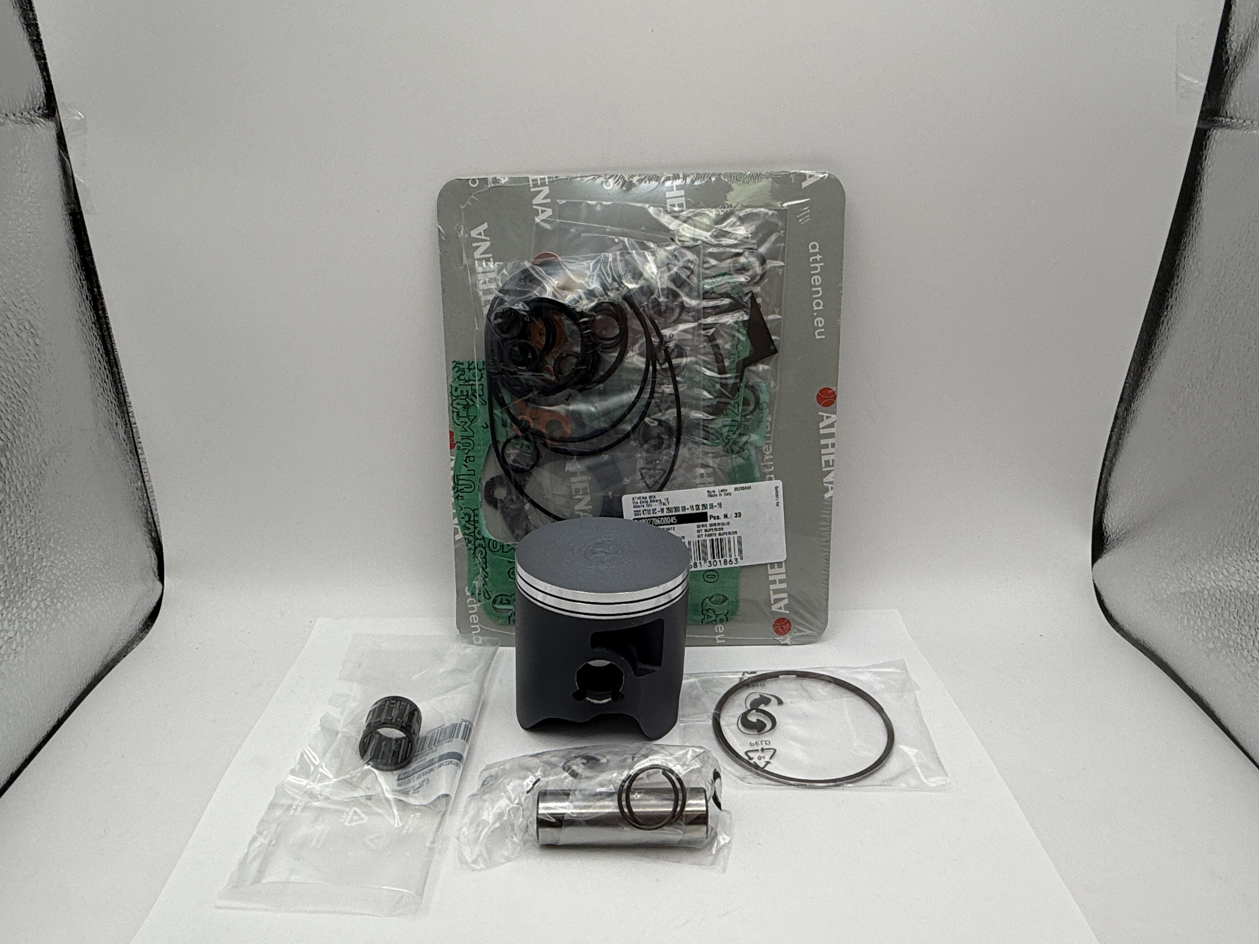 Athena Top End Rebuild Kit (Cast Lite Piston + Top Set + Small End) KTM 300 EXC 13-16 (71.94mm B Piston)