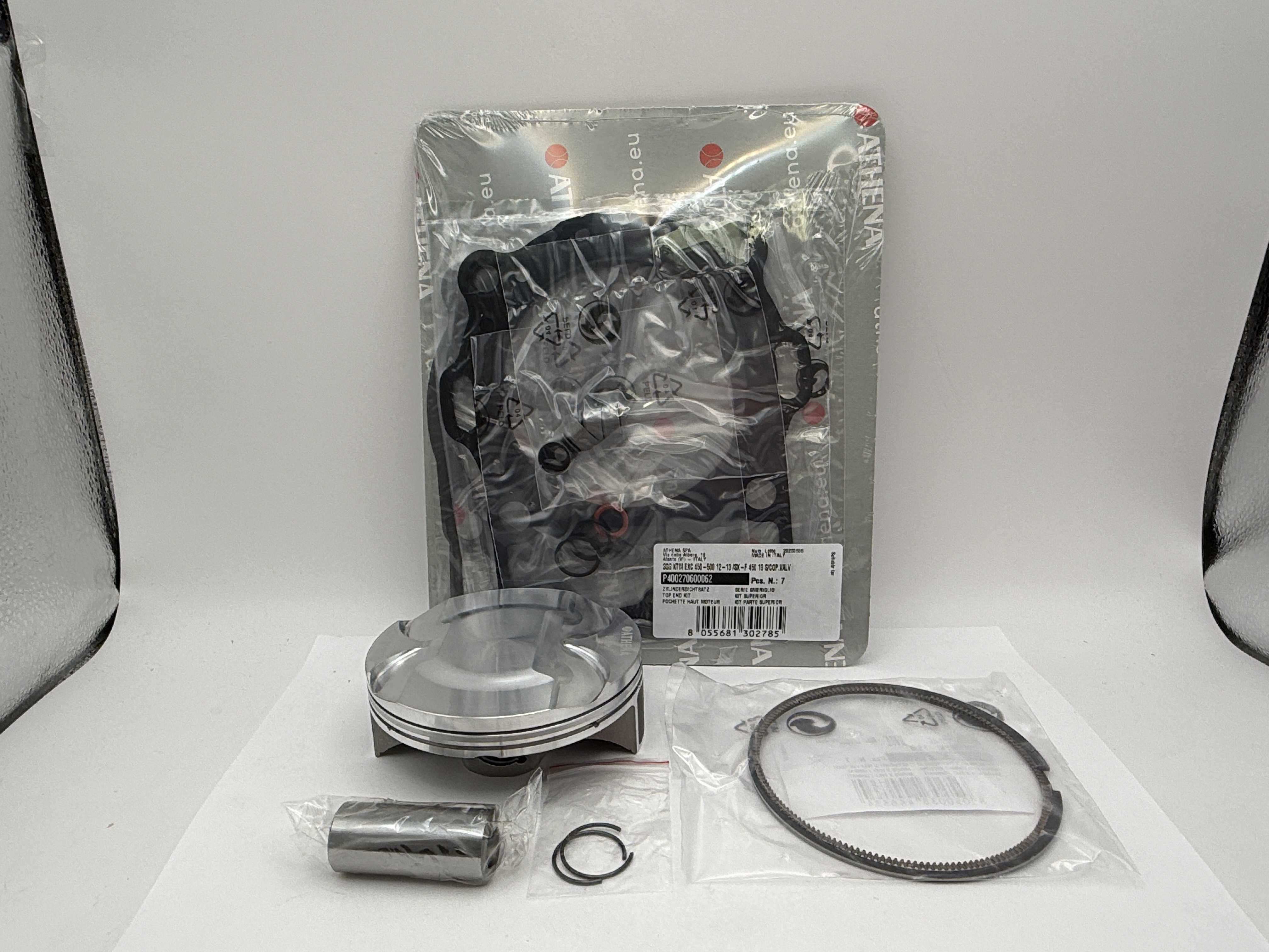 Athena Top End Rebuild Kit (Forged Piston + Top Set) KTM 450 SX-F 2013 (94.96mm B Piston)
