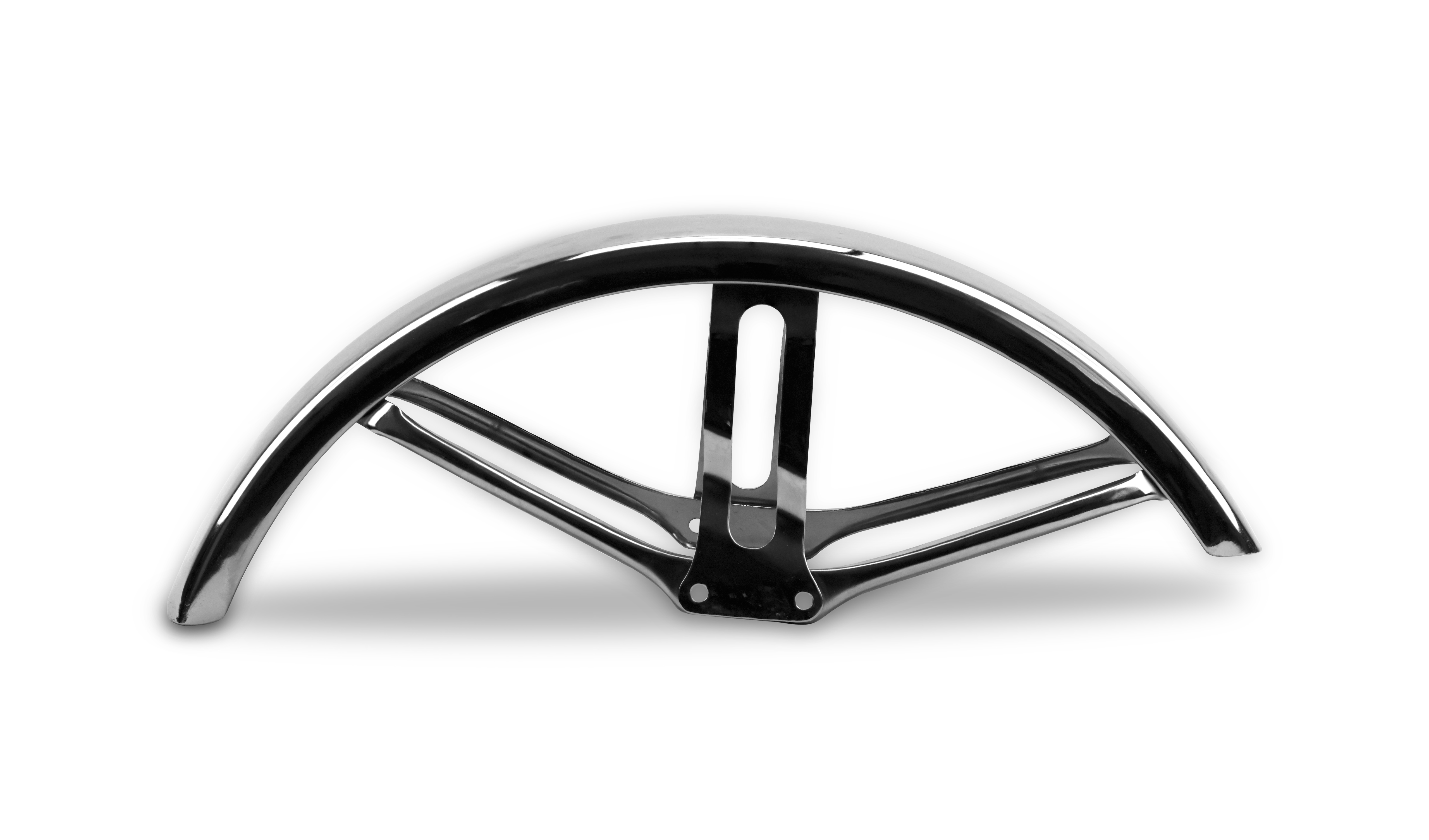Hendler Front Mudguard Yamaha FS1E (Disc Brake Model) Chrome (Holes = ..)