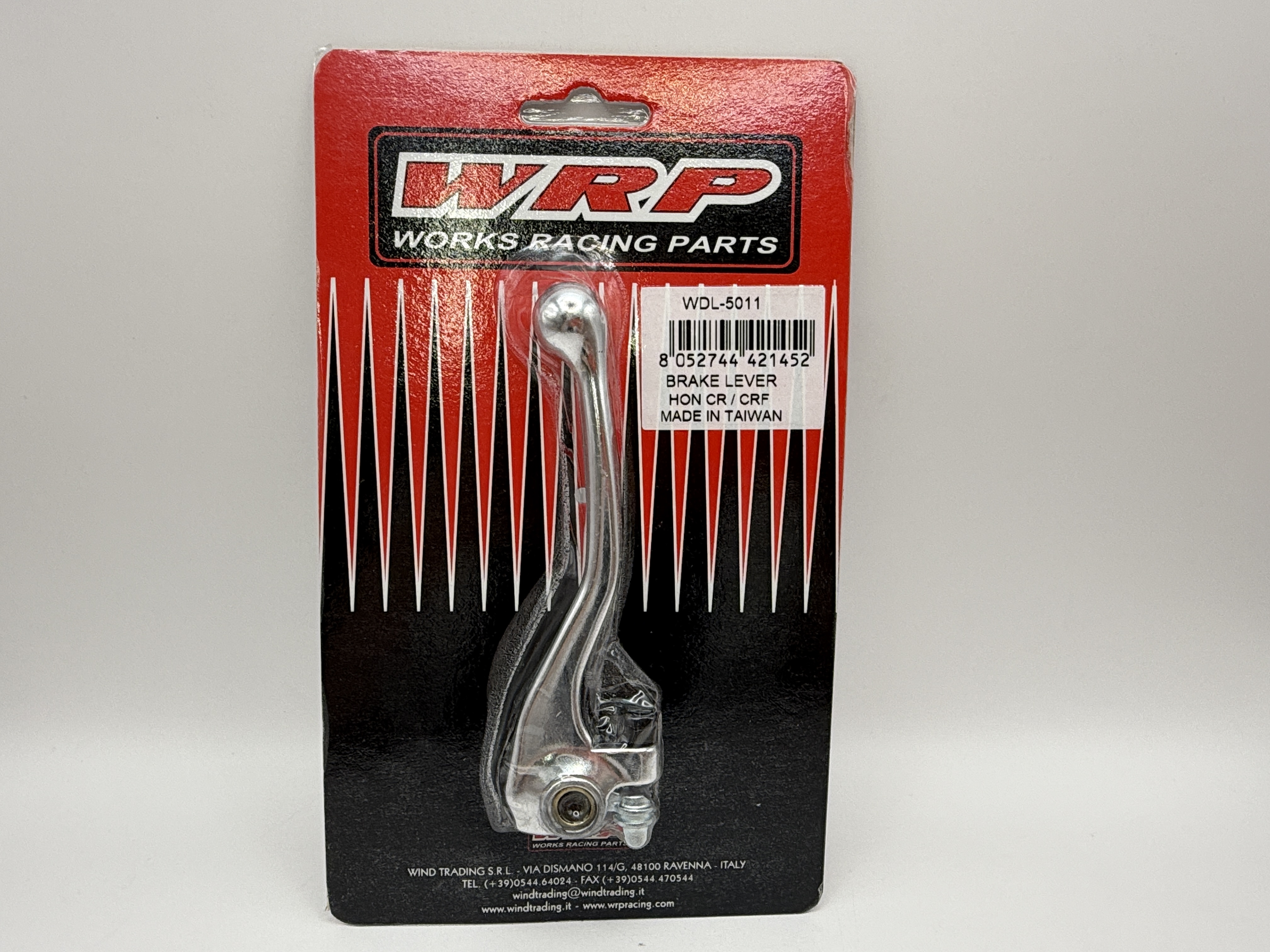 WRP Forged Alloy Front Brake Lever Honda CRF250, CRF450 07-19 OE Ref: 53171-MEN-J01