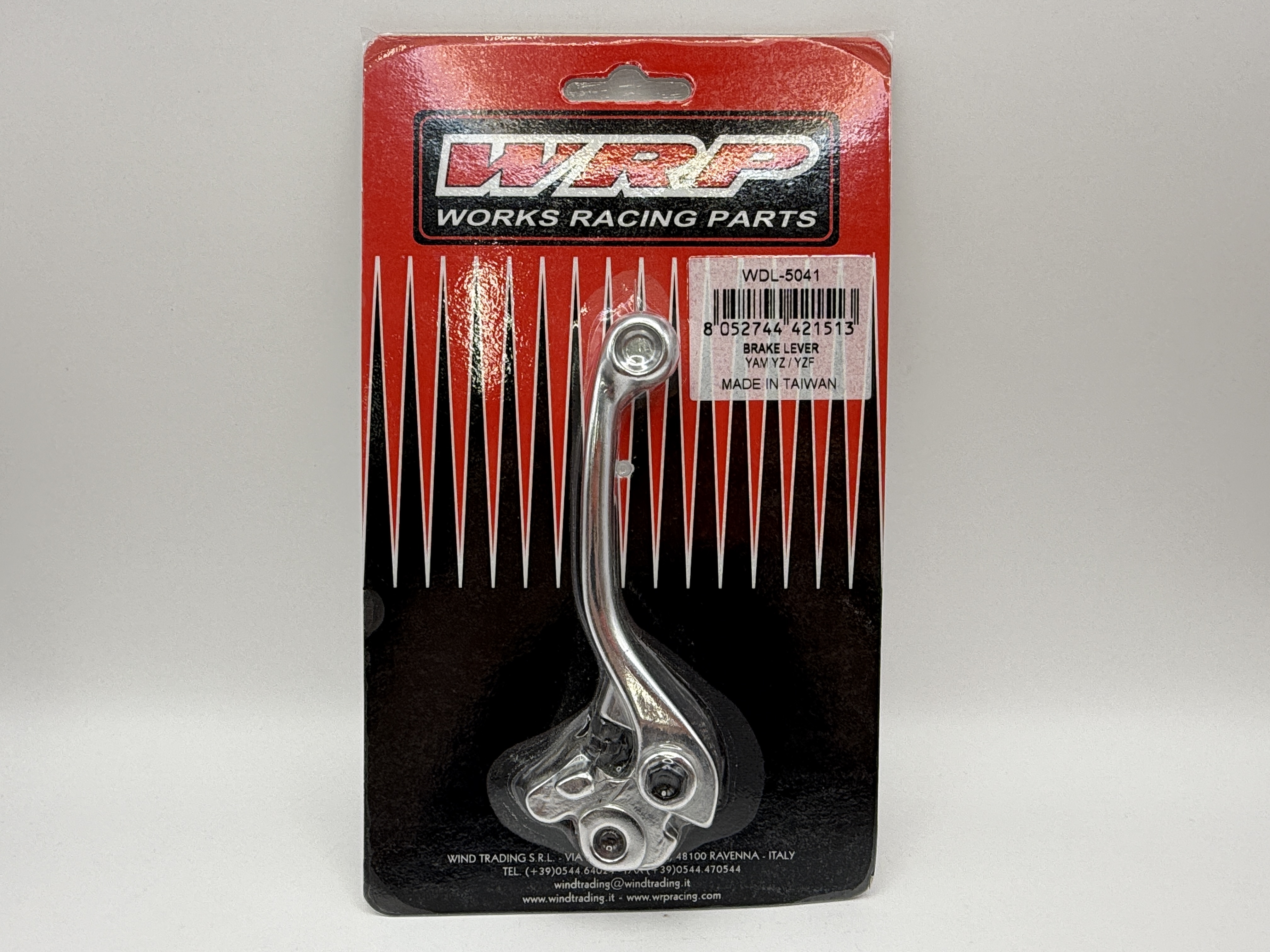 WRP Forged Alloy Front Brake Lever Kawasaki KX, Suzuki RM-Z, Yamaha YZ OE Ref: 13236-1346