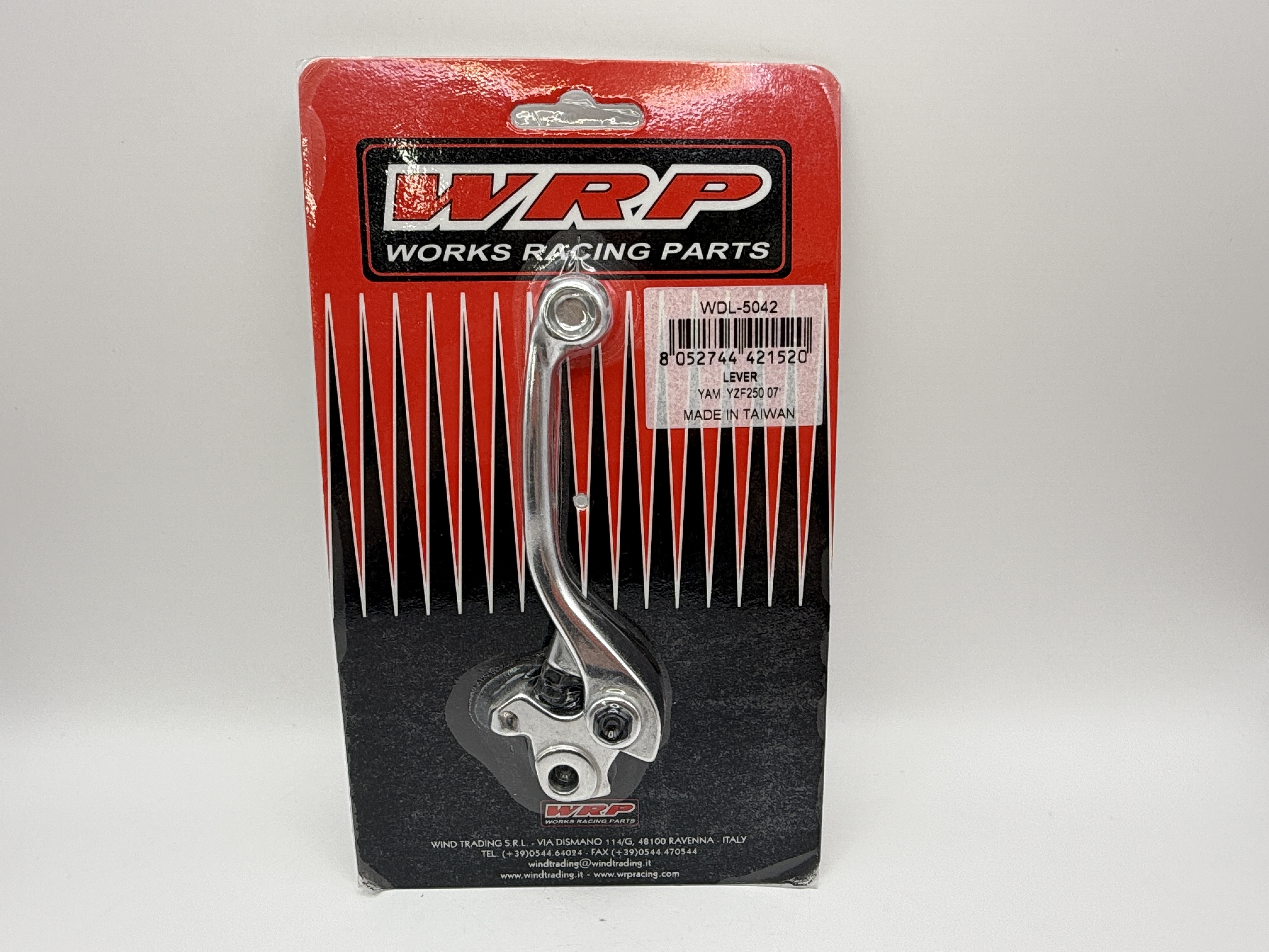 WRP Forged Alloy Front Brake Lever Kawasaki KX250F 15-19, KX450F 15-18 OE Ref: 13236-0763