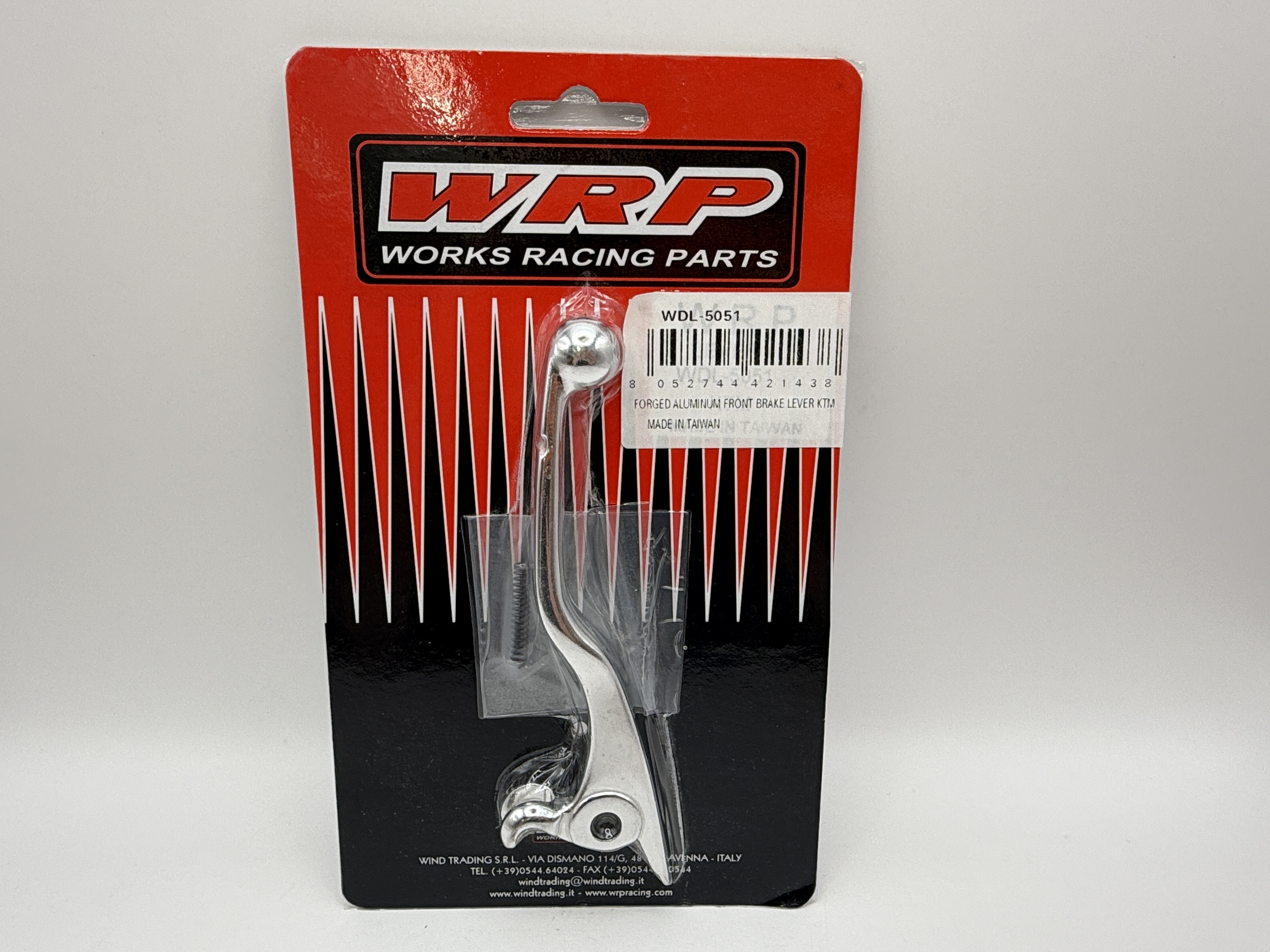 WRP Forged Alloy Front Brake Lever KTM Models OE Refs: 50313002100, 54813002100