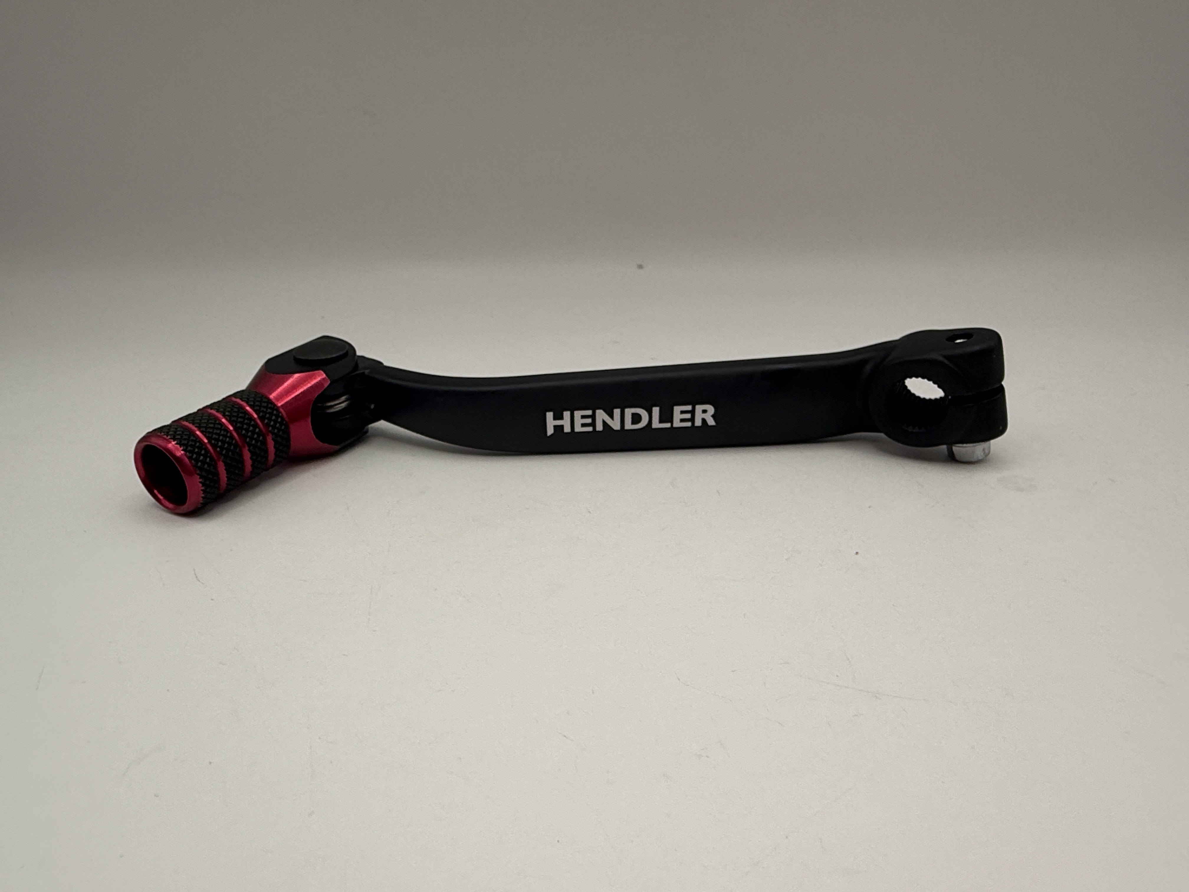 Hendler Gear Lever Alloy Black with Red Tip Honda CR80 96-02, CR85 03-07