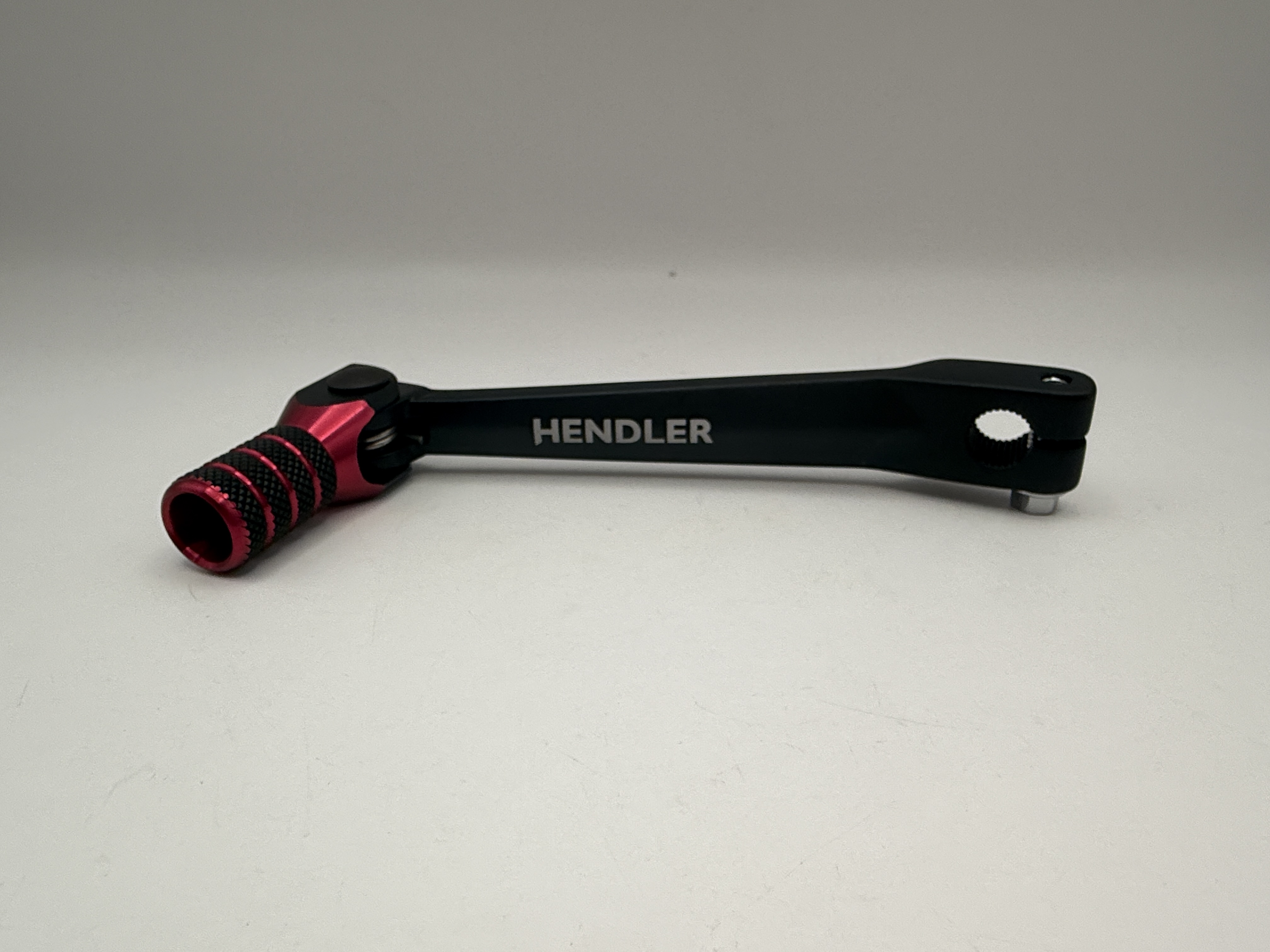 Hendler Gear Lever Alloy Black with Red Tip Honda CRF100F 04-13, XR80R 01-03, XR100R 01-03, CRF80F 04-09, 11-13