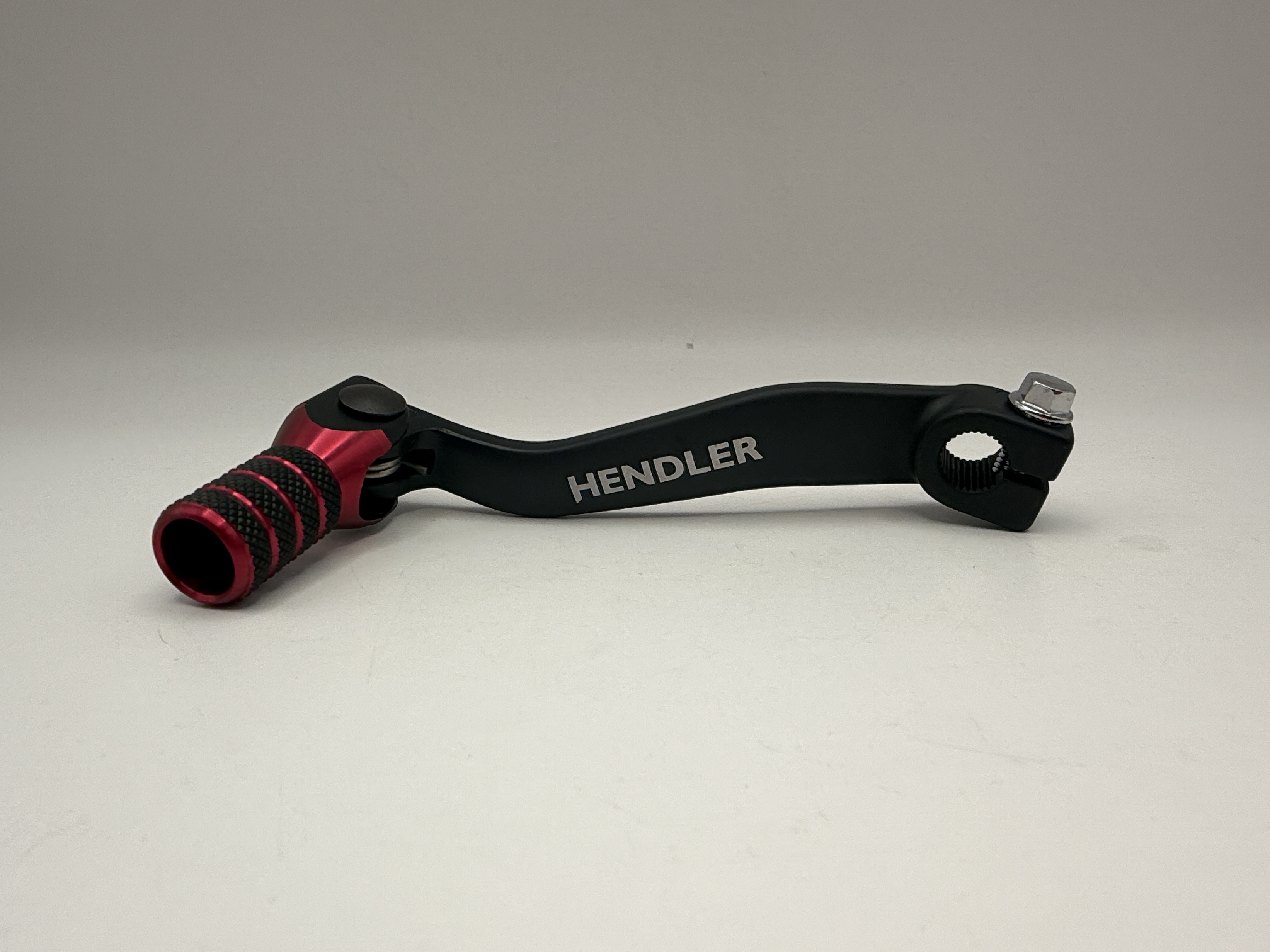 Hendler Gear Lever Alloy Black with Red Tip Honda CRF125F 14-20