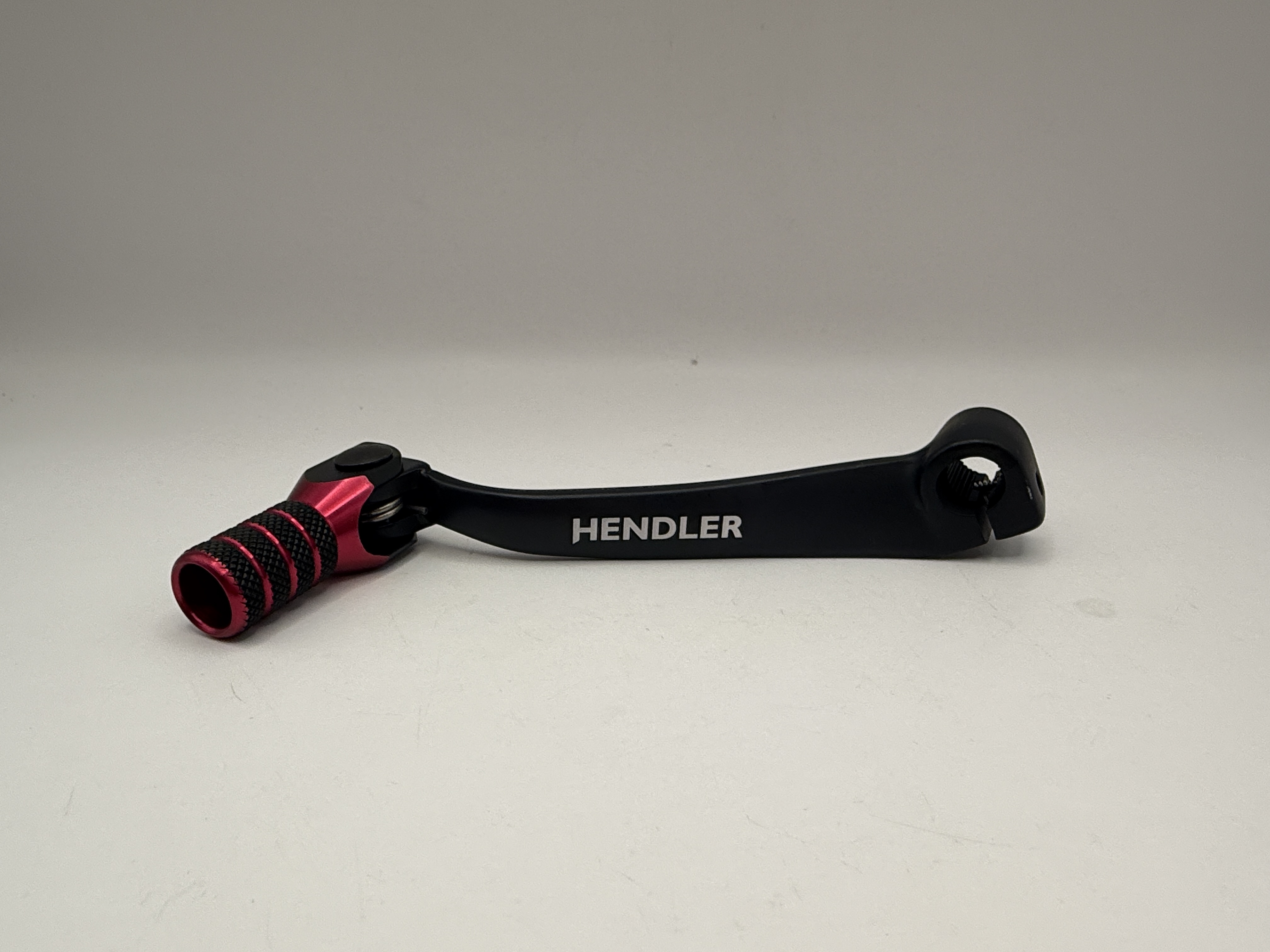 Hendler Gear Lever Alloy Black with Red Tip Honda CRF150R 07-20, CRF250L 13-19