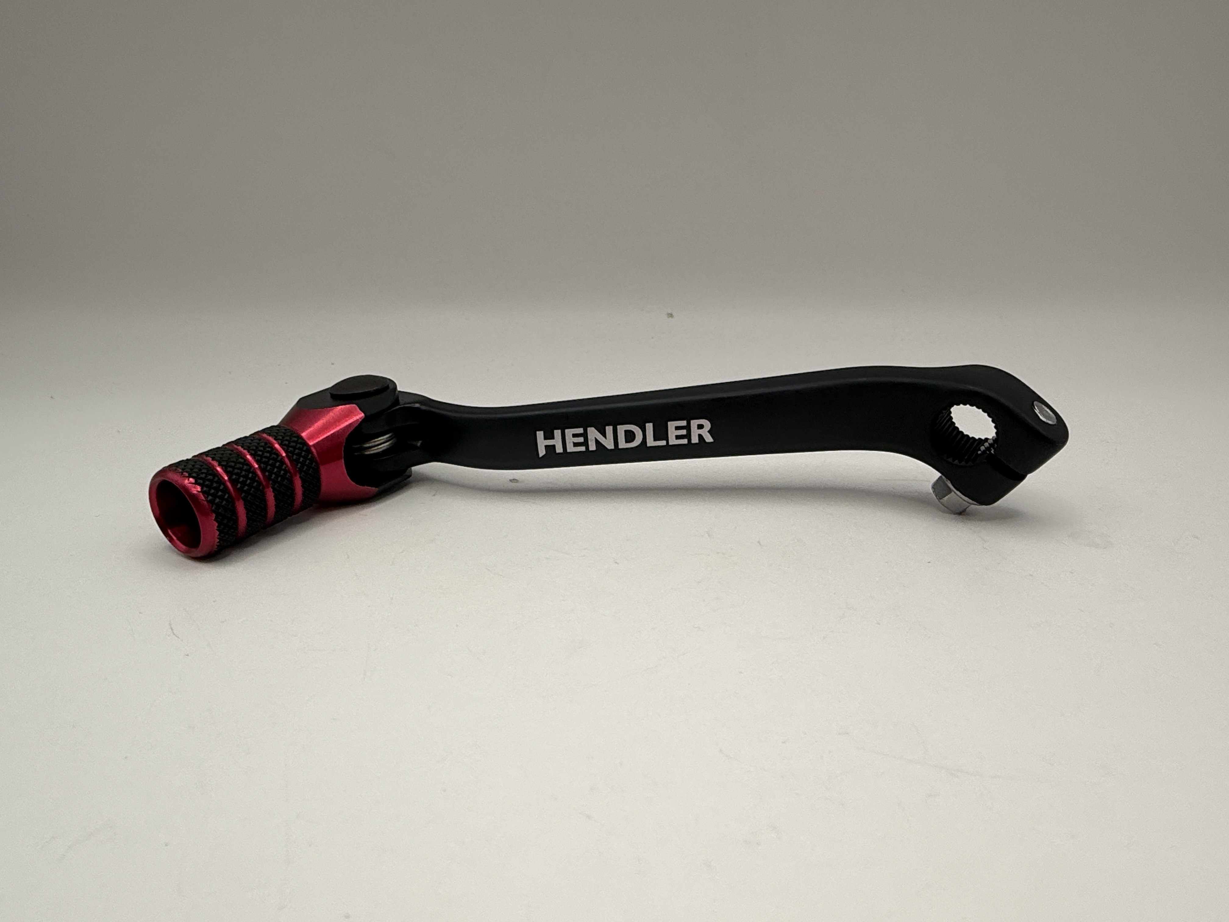 Hendler Gear Lever Alloy Black with Red Tip Honda CRF250F 19-22