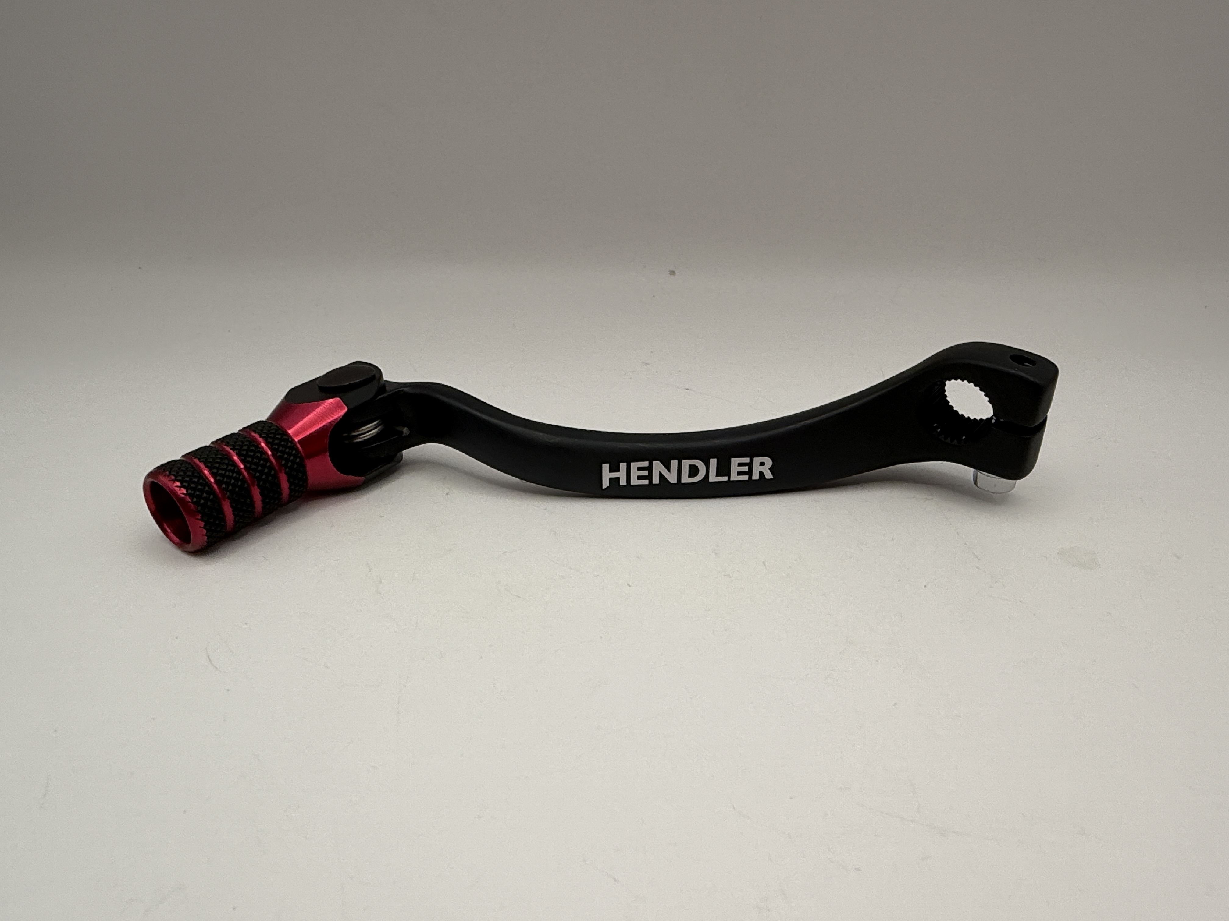 Hendler Gear Lever Alloy Black with Red Tip Honda CRF450R 02-04