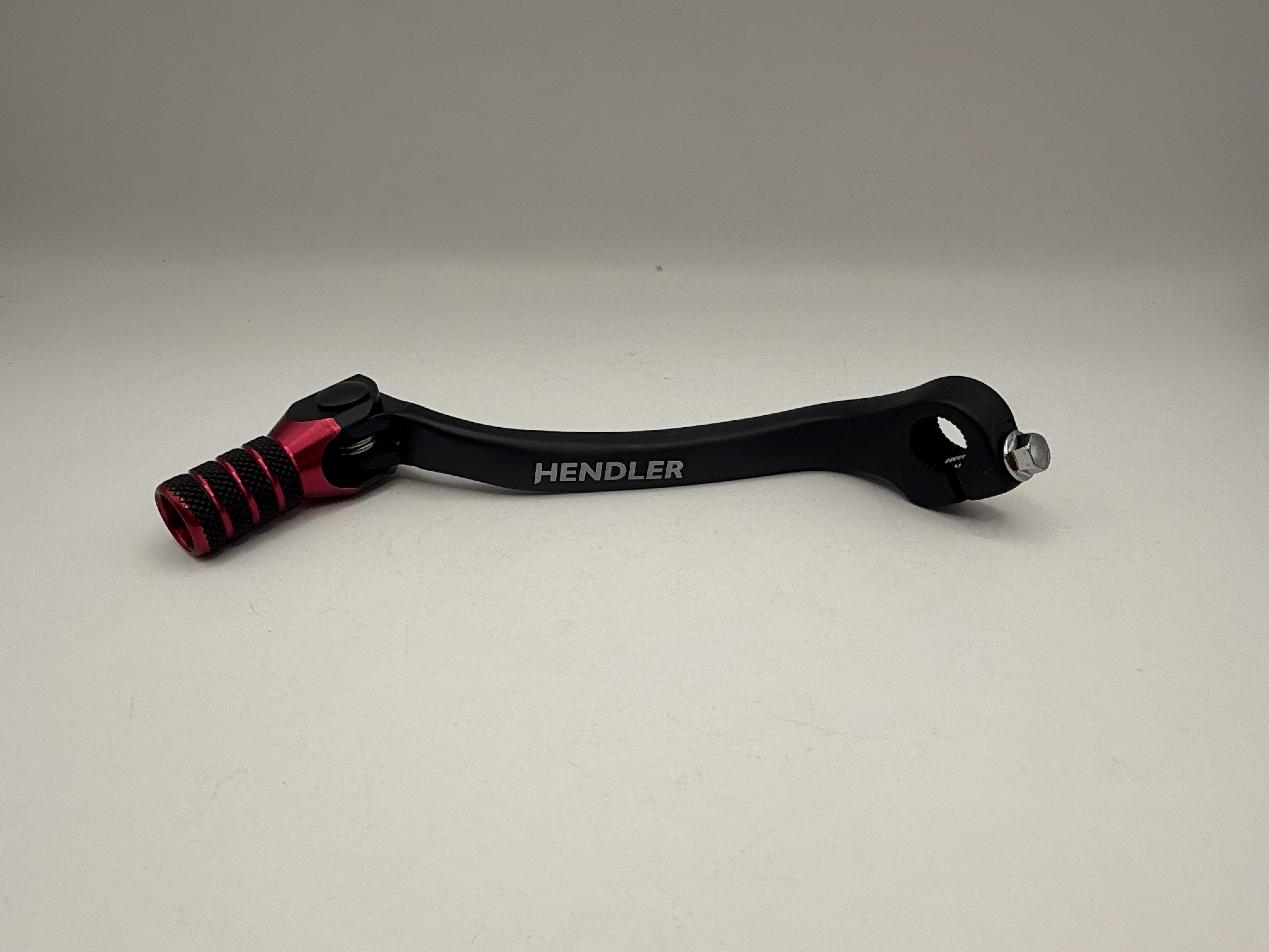 Hendler Gear Lever Alloy Black with Red Tip Honda CRF450R 05-08