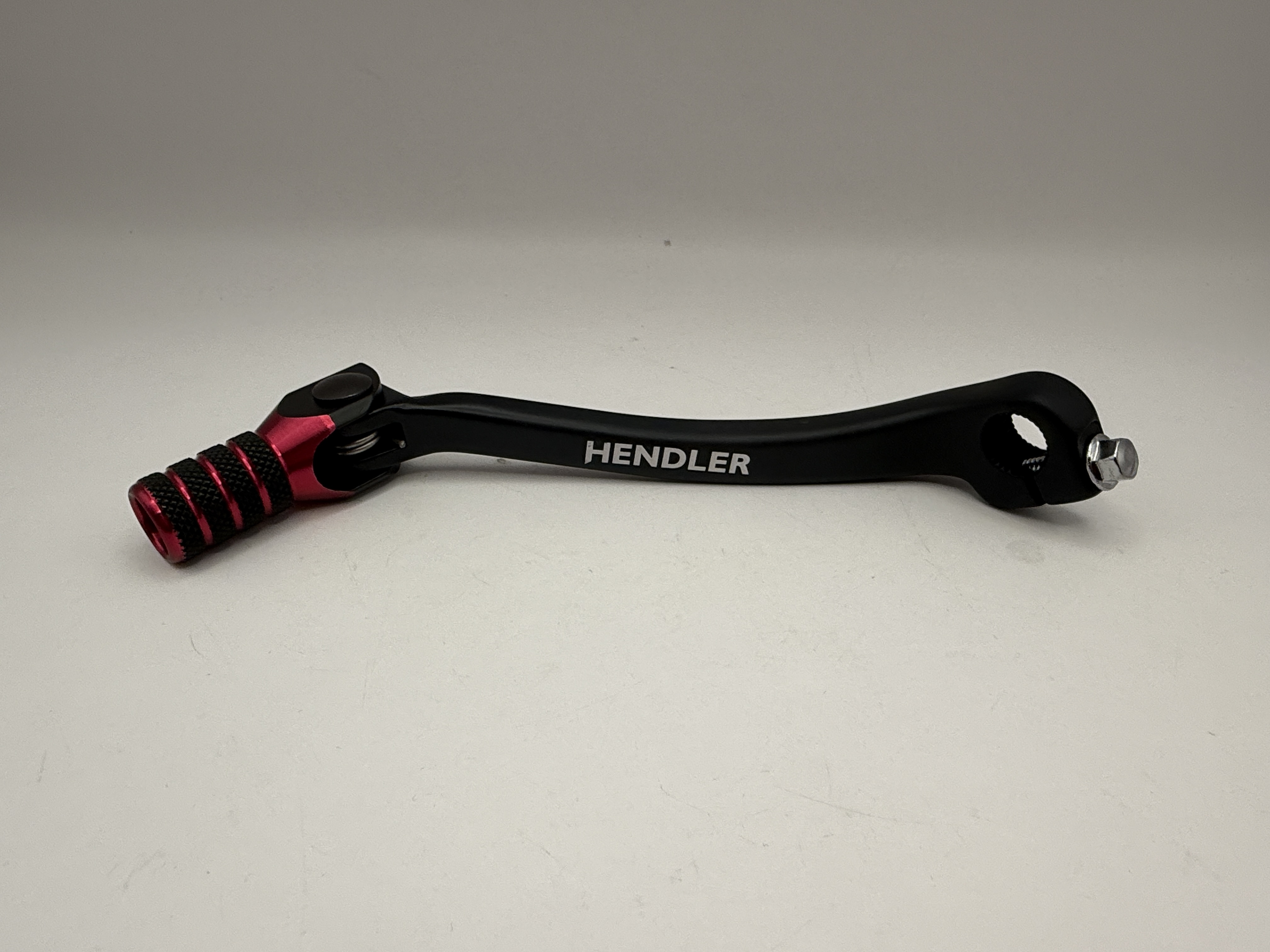 Hendler Gear Lever Alloy Black with Red Tip Honda CRF450R 09-16, CRF450X 05-18