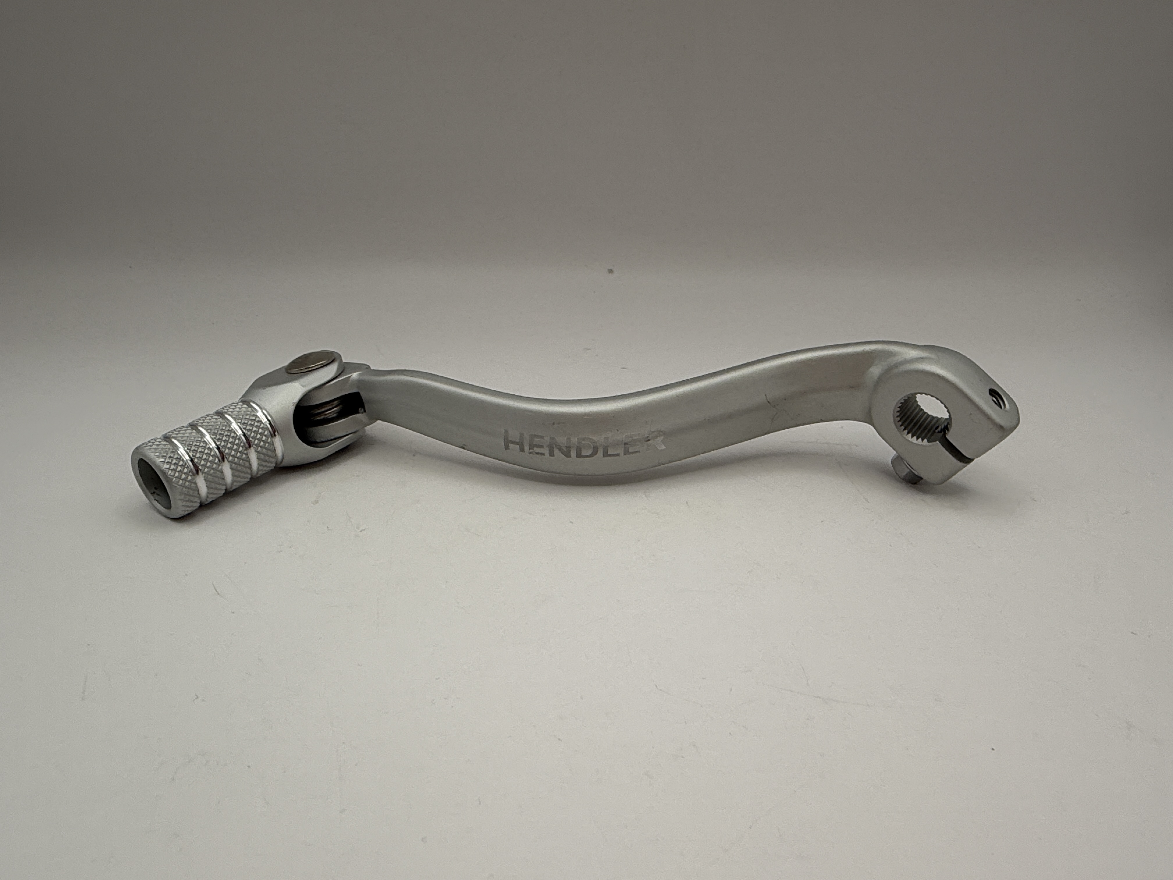Hendler Gear Lever Alloy Silver Kawasaki KX80 81-00, KX85 01-20, KX125 83-93, KX250 83-93