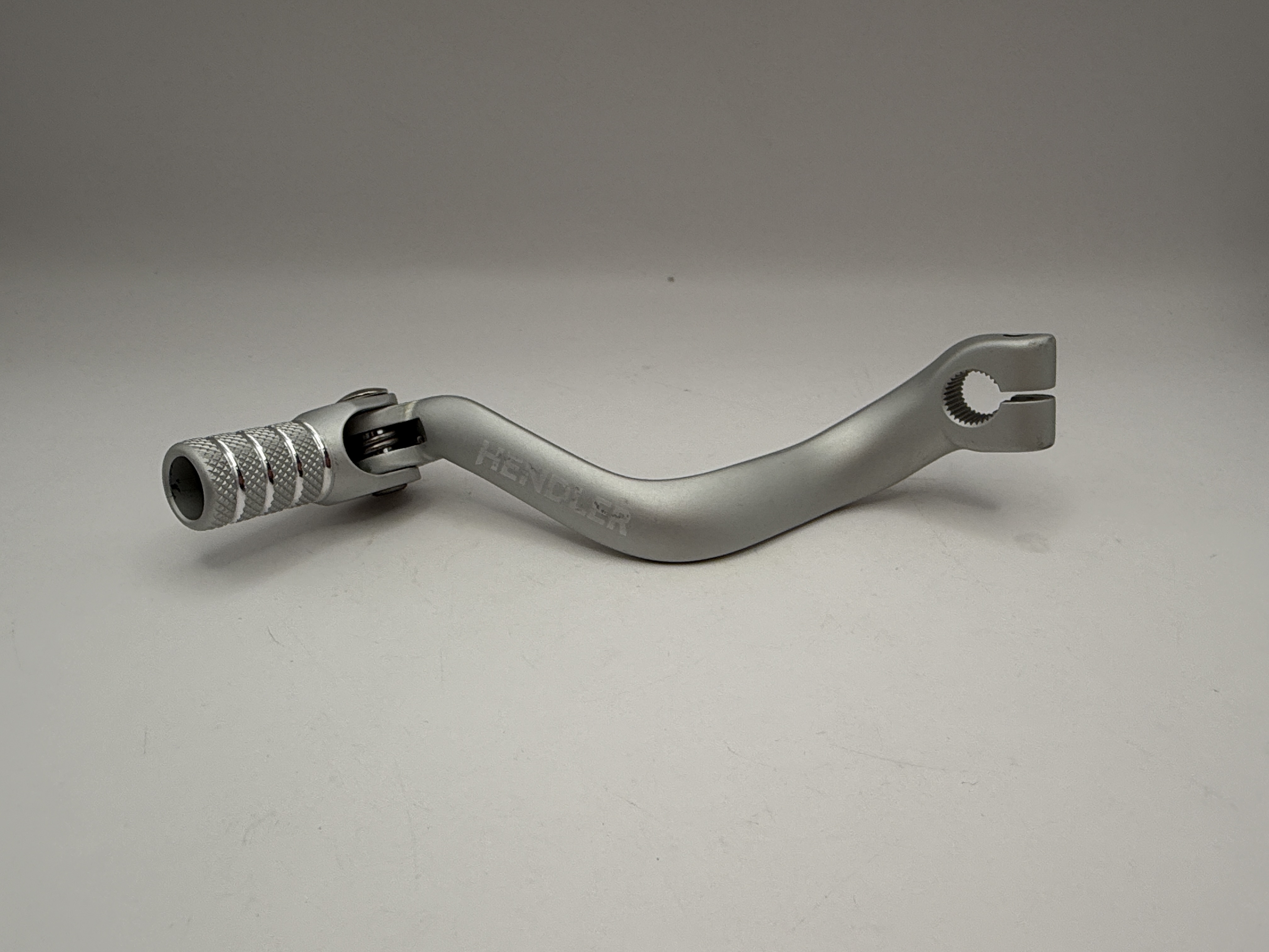 Hendler Gear Lever Alloy Silver Kawasaki KX125 88-93