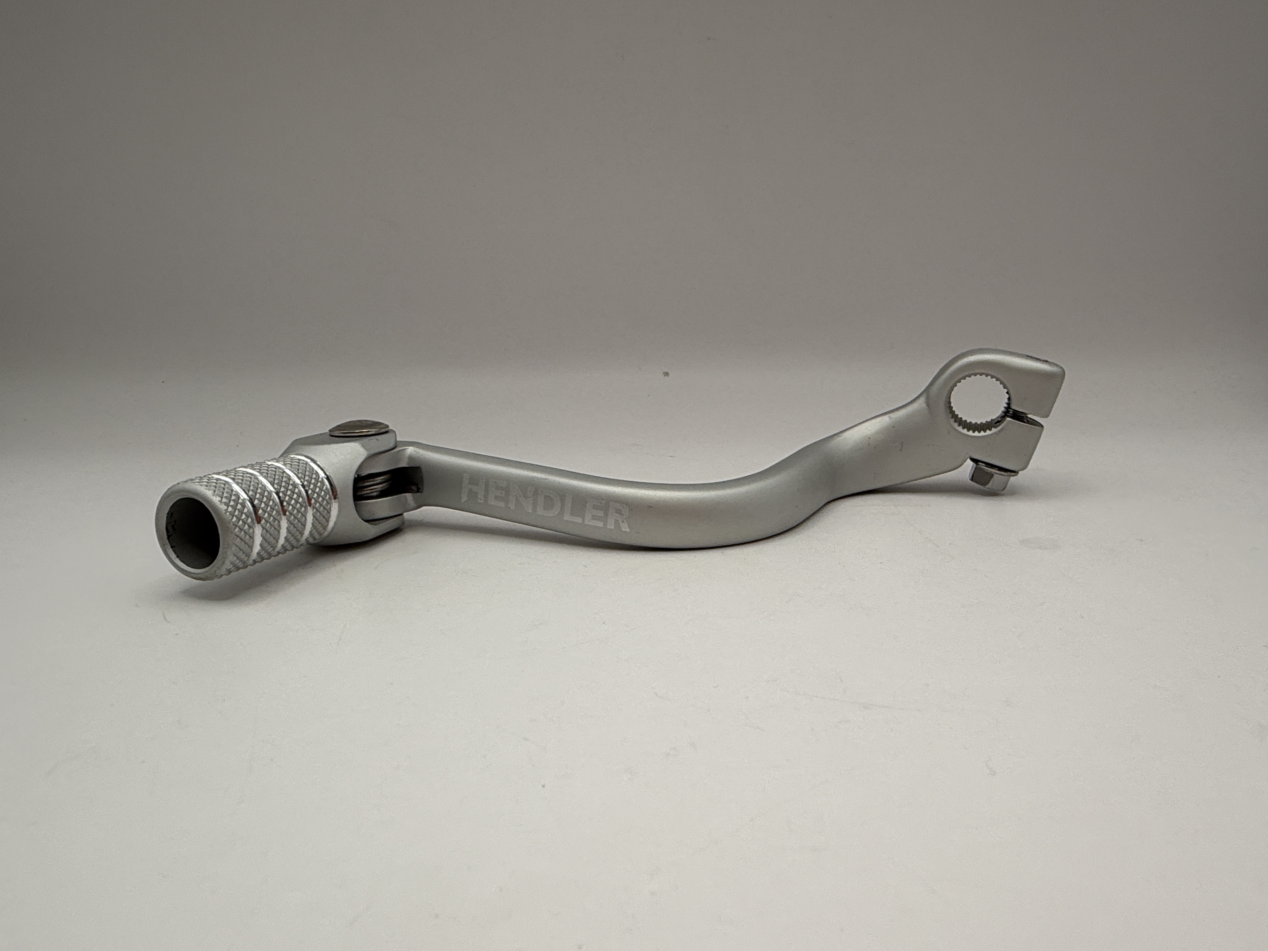 Hendler Gear Lever Alloy Silver Kawasaki KX125 94-02, KX250 94-08