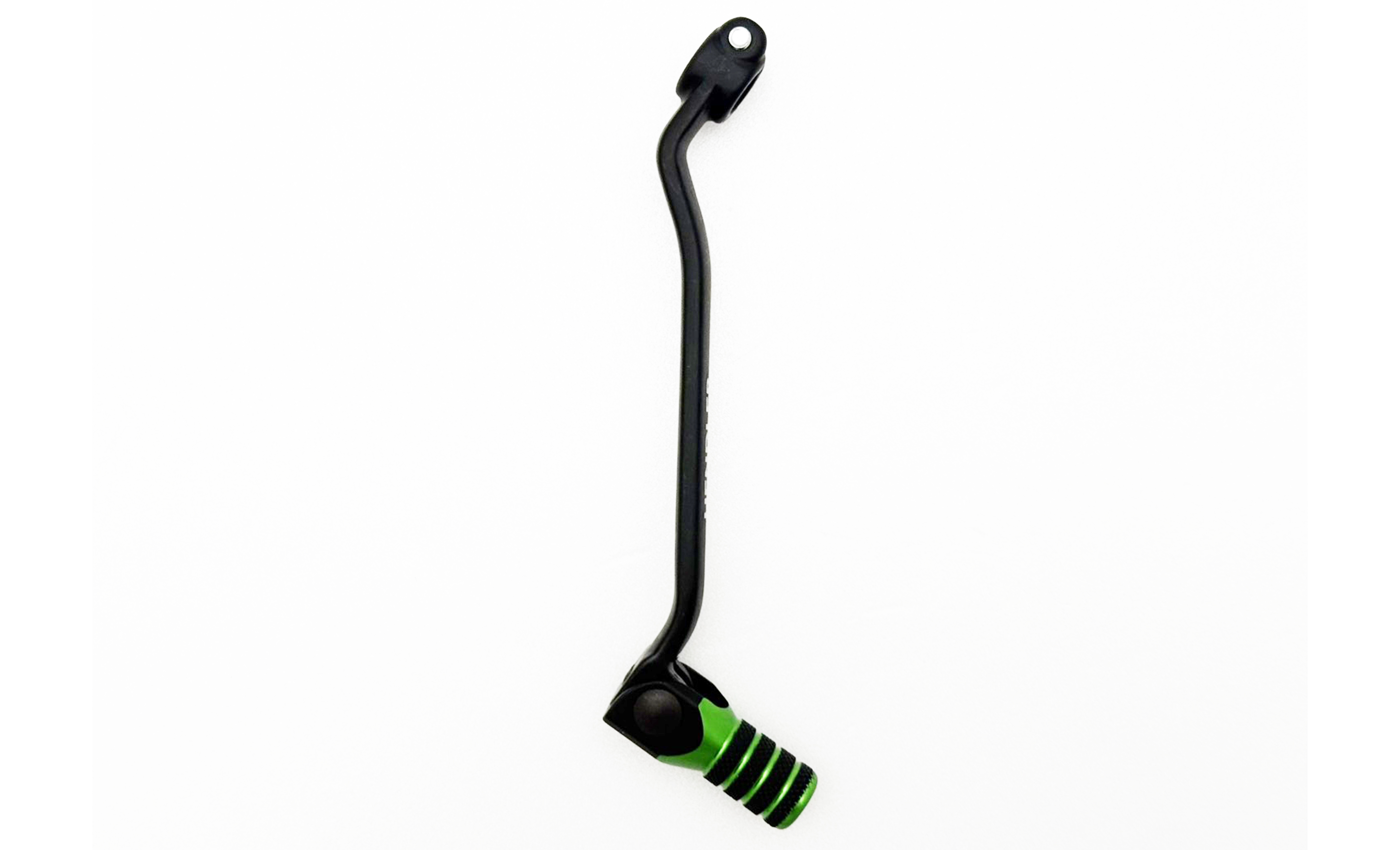 Hendler Gear Lever Alloy Black with Green Tip Kawasaki KLX250 06-07, KLX250S 09-14