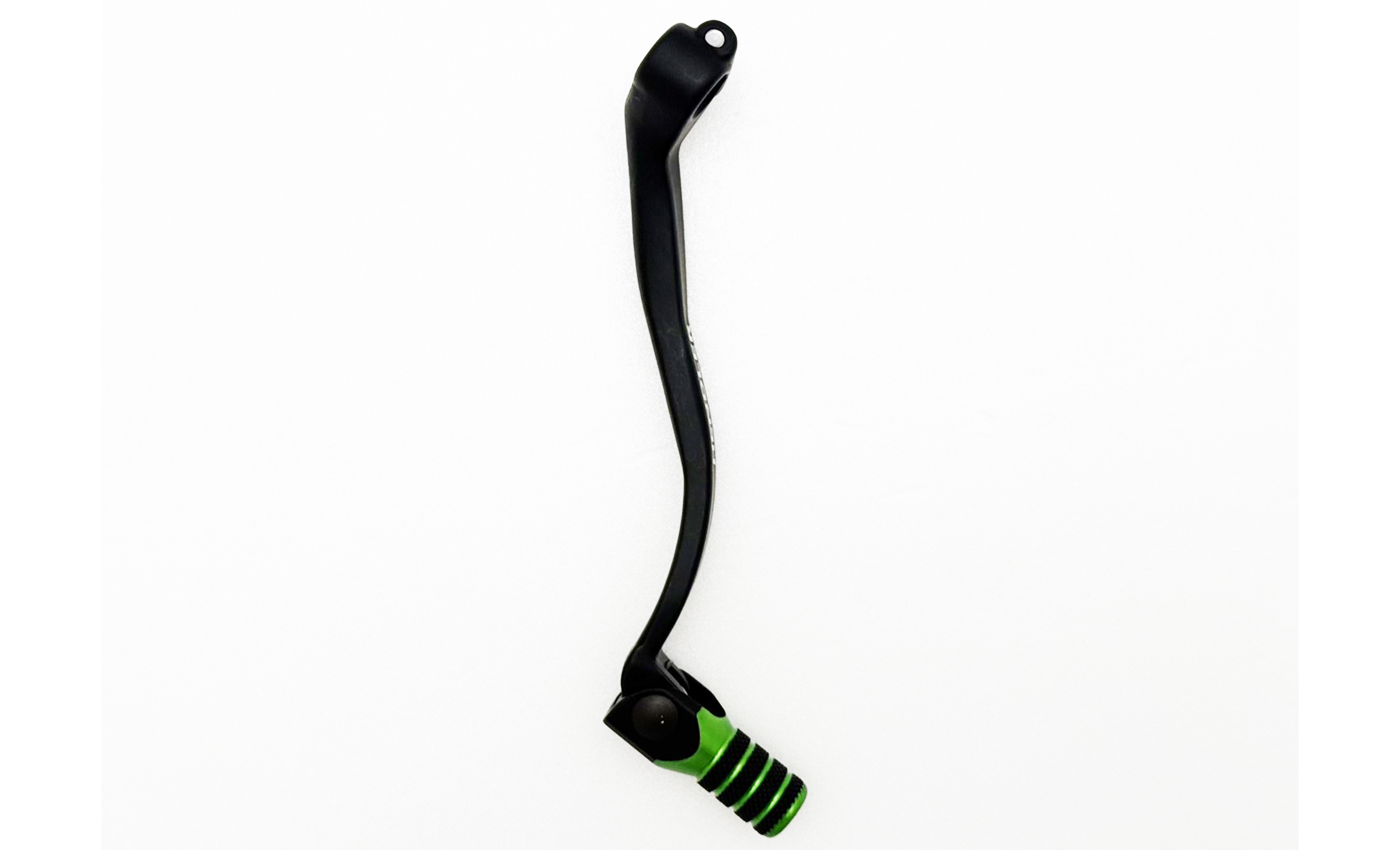 Hendler Gear Lever Alloy Black with Green Tip Kawasaki KX250F 04-05, Suzuki RM-Z250 04-06