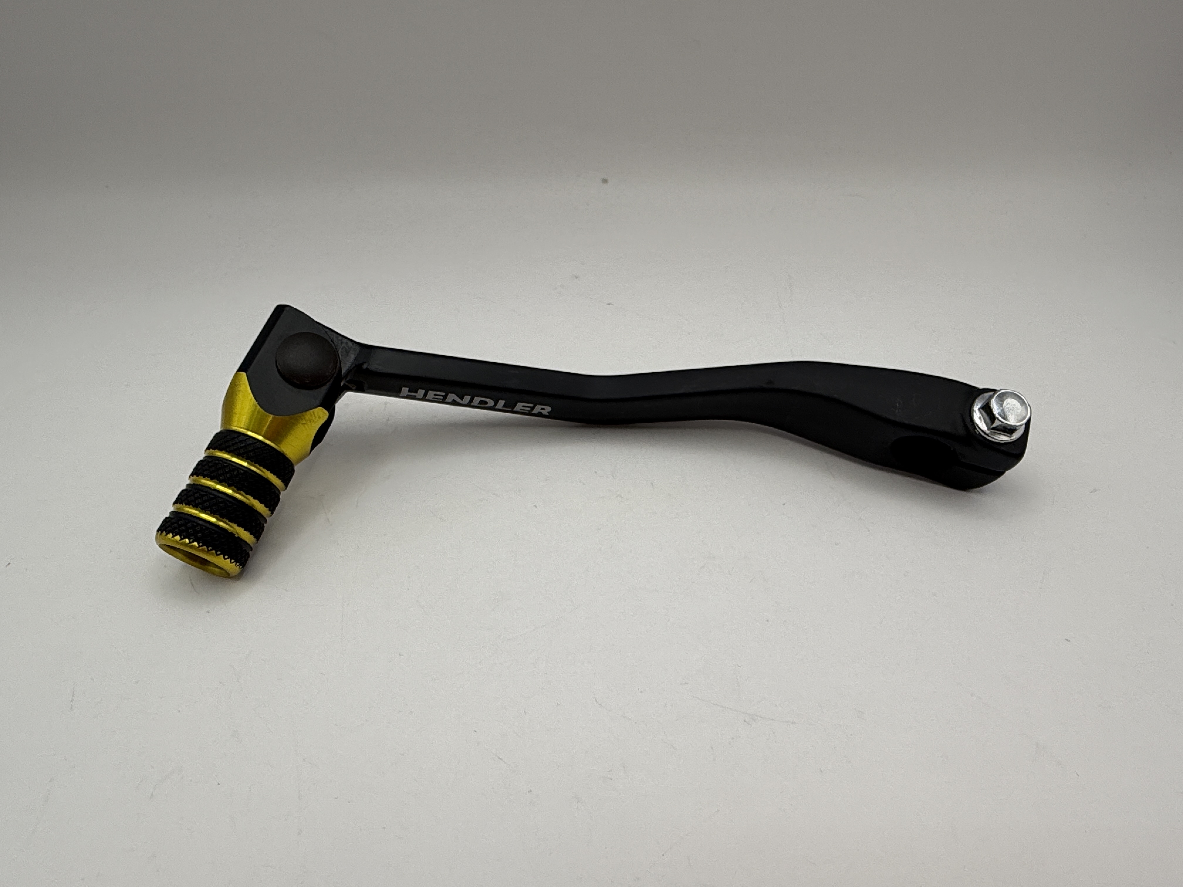 Hendler Gear Lever Alloy Black with Gold Tip Suzuki LT-Z400 03-14, Kawasaki KFX400 03-06