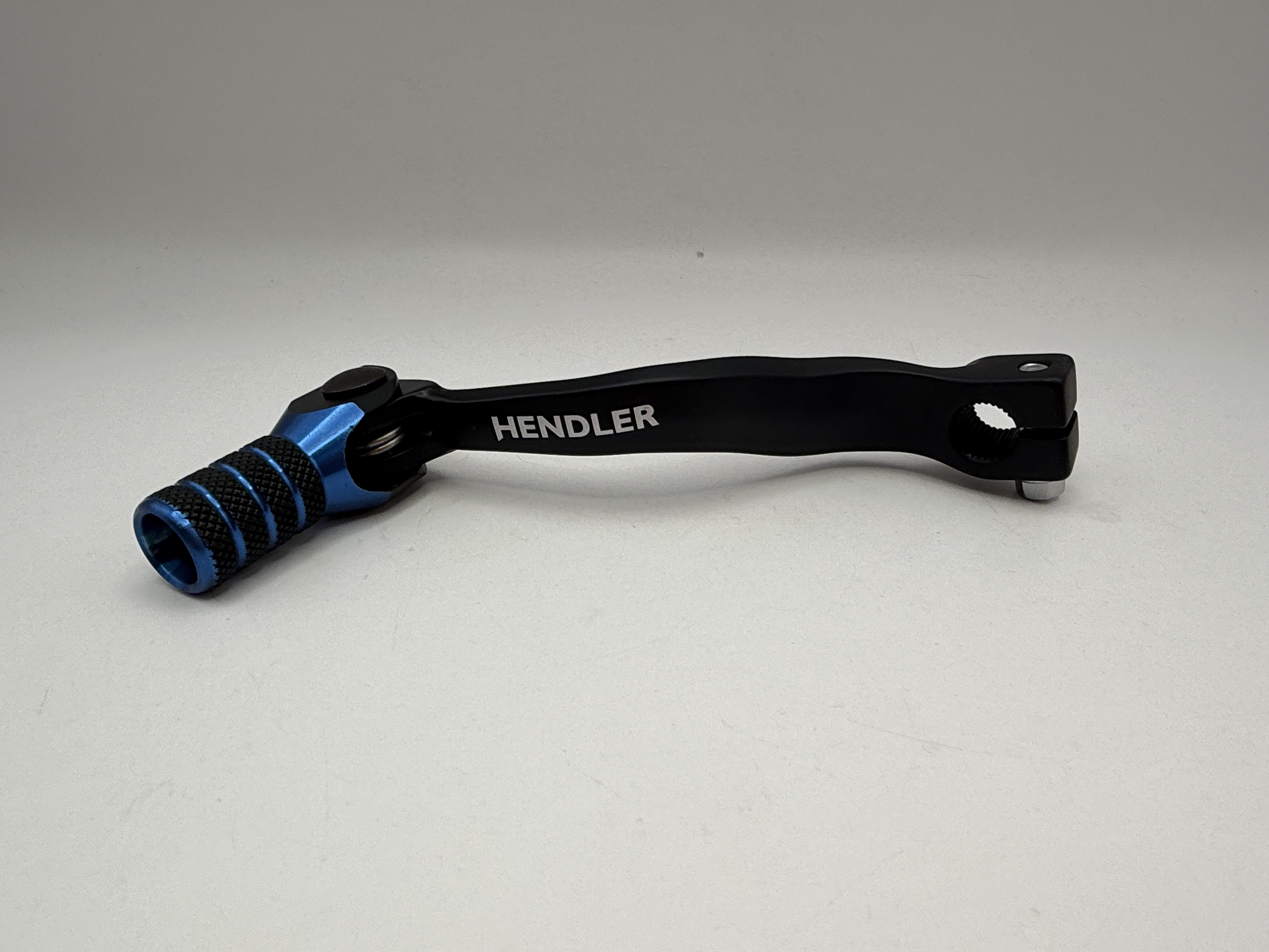 Hendler Gear Lever Alloy Black with Blue Tip Yamaha YZ65 2018-2026 OE Ref. BR8-18110-00